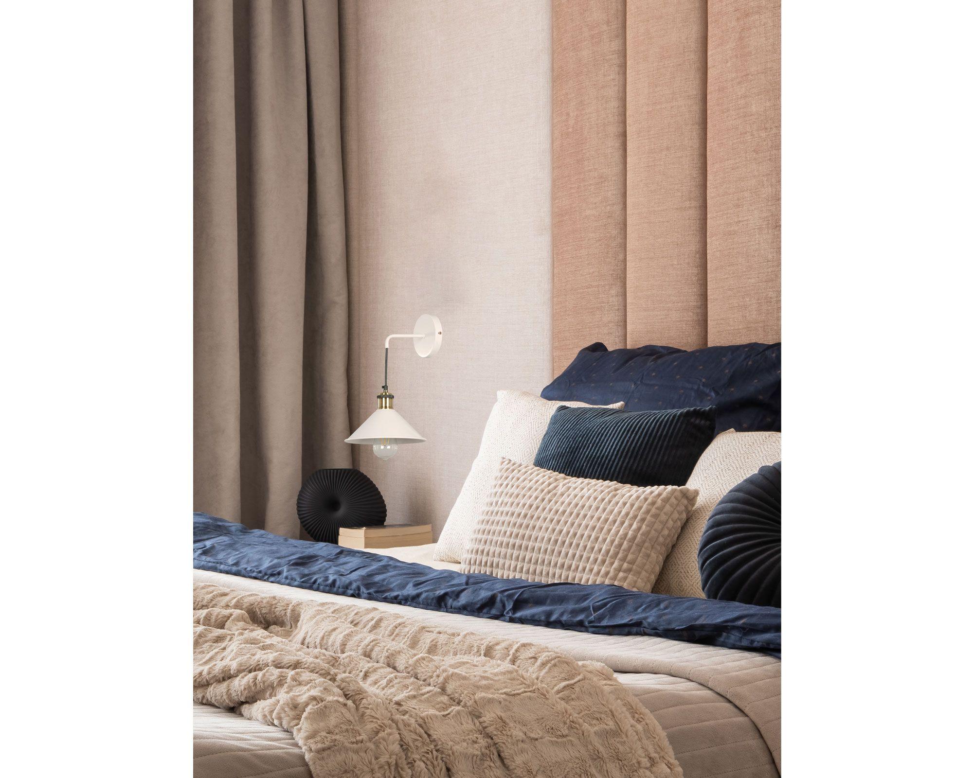 Aplique 1L E27 linz blanco Abitare-8