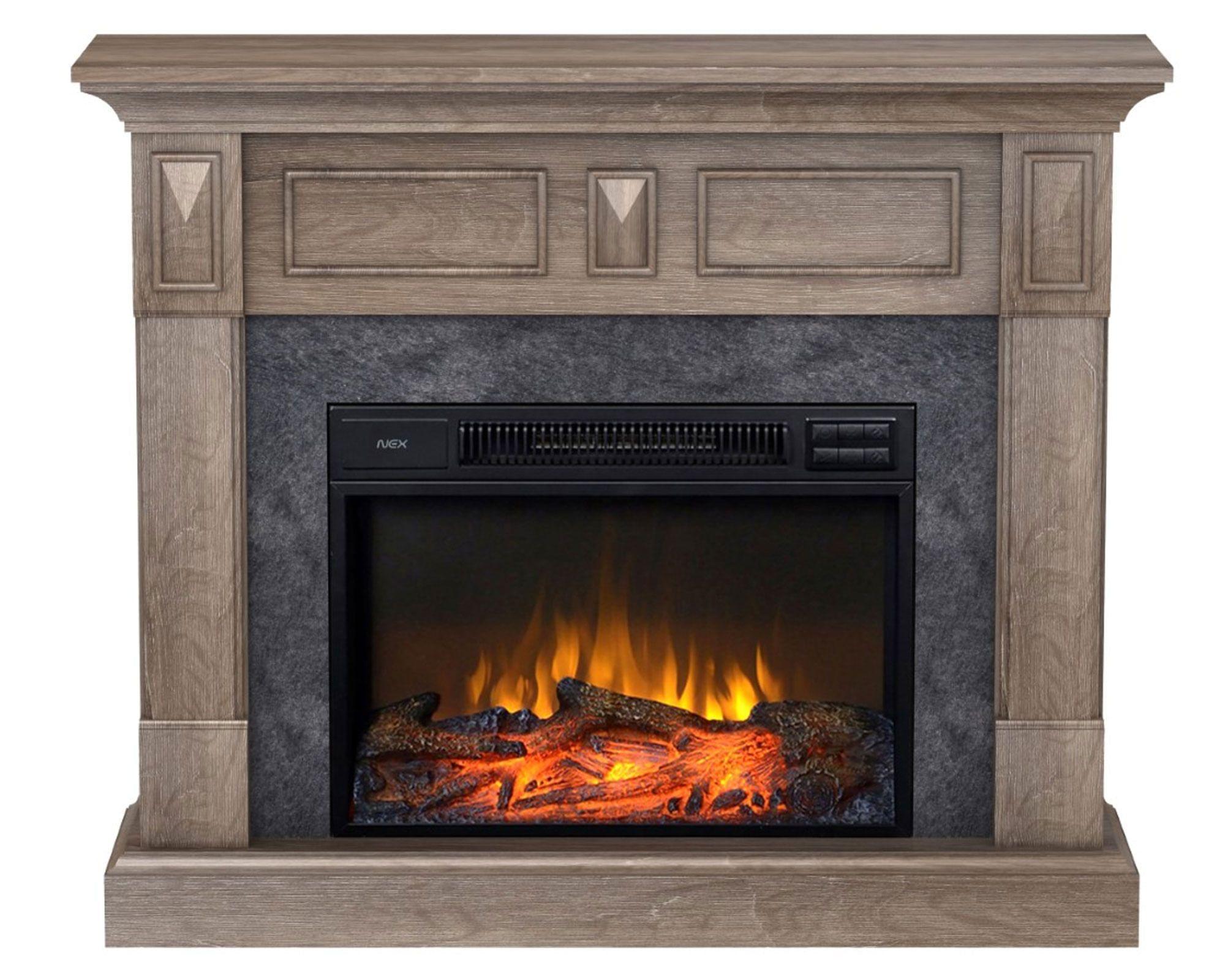Mueble chimenea eléctrica 1500W HFS8000 Nex-0