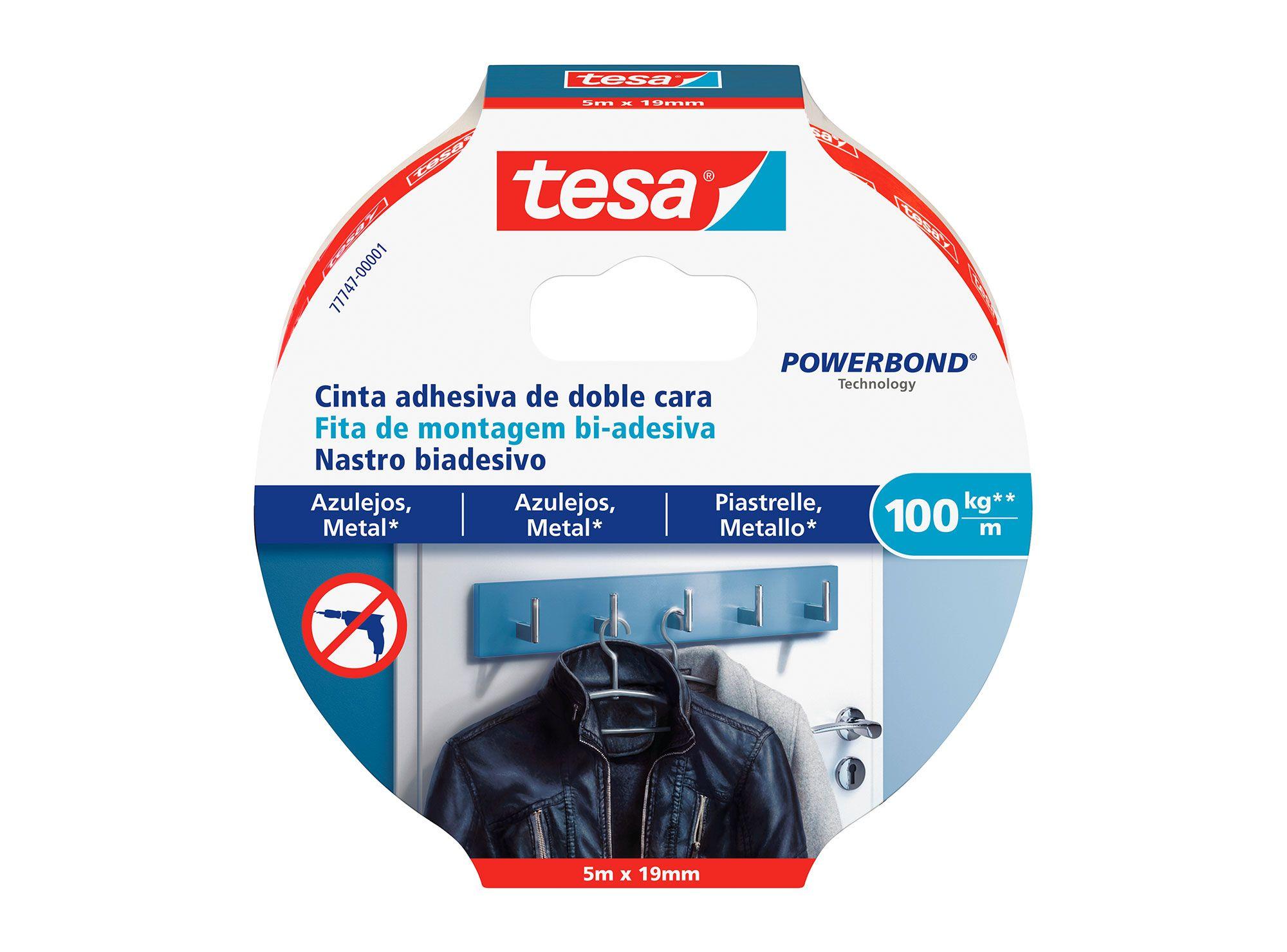 Cinta de montaje extra fuerte 5 m x 19 mm Tesa-0