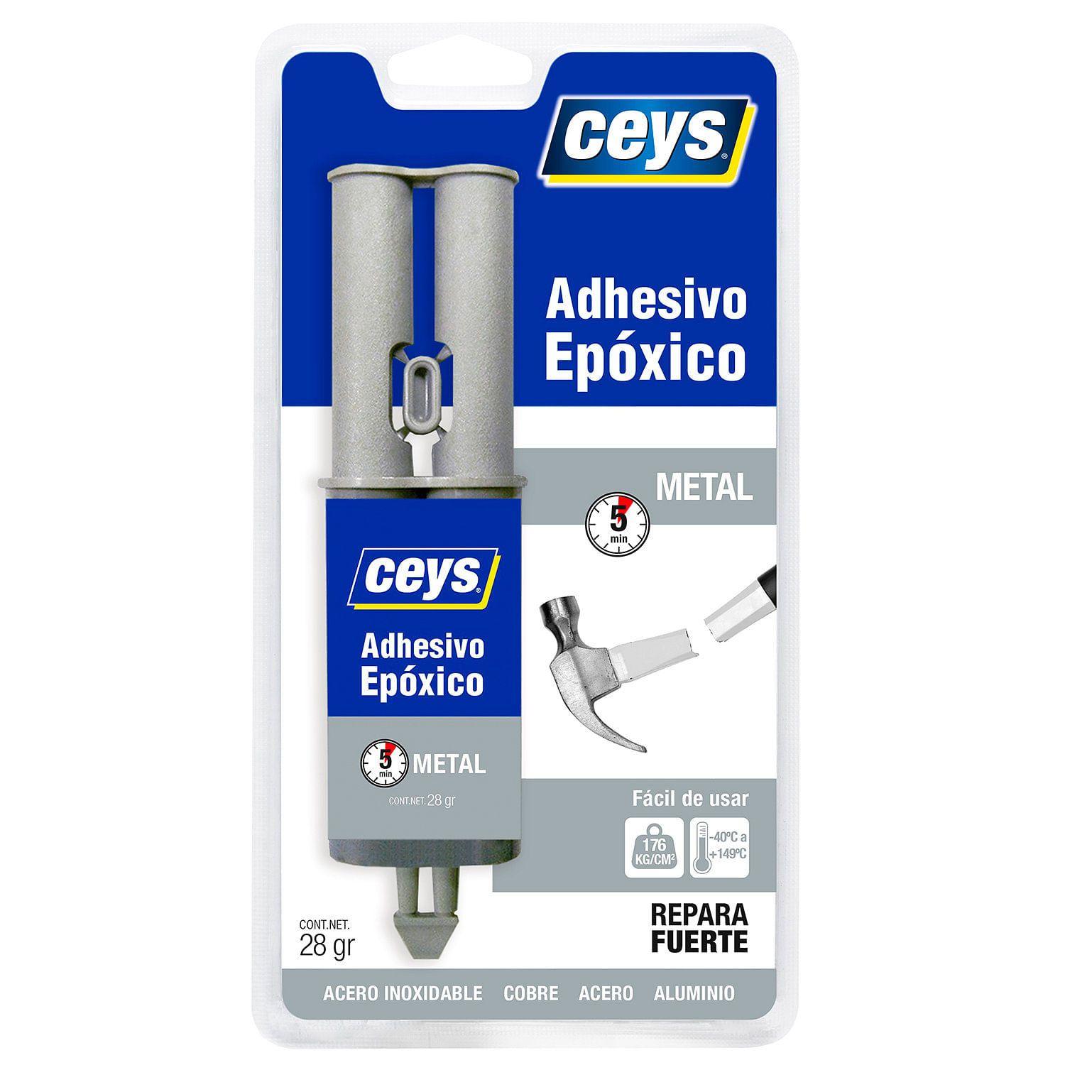 Adhesivo epóxico 28 gr Metal Ceys-0