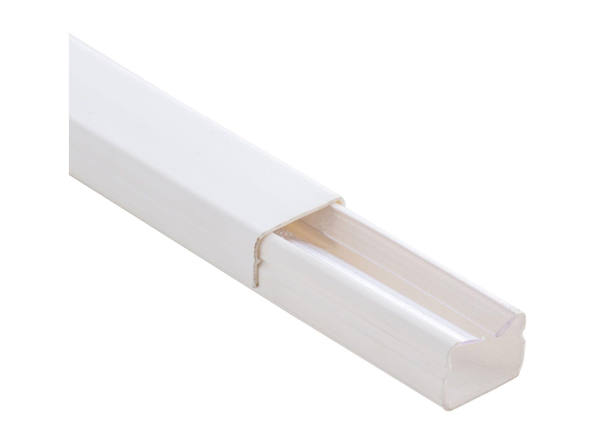Canaleta 20 x 12 mm 2m Dexson + retenedor cable Schneider-2