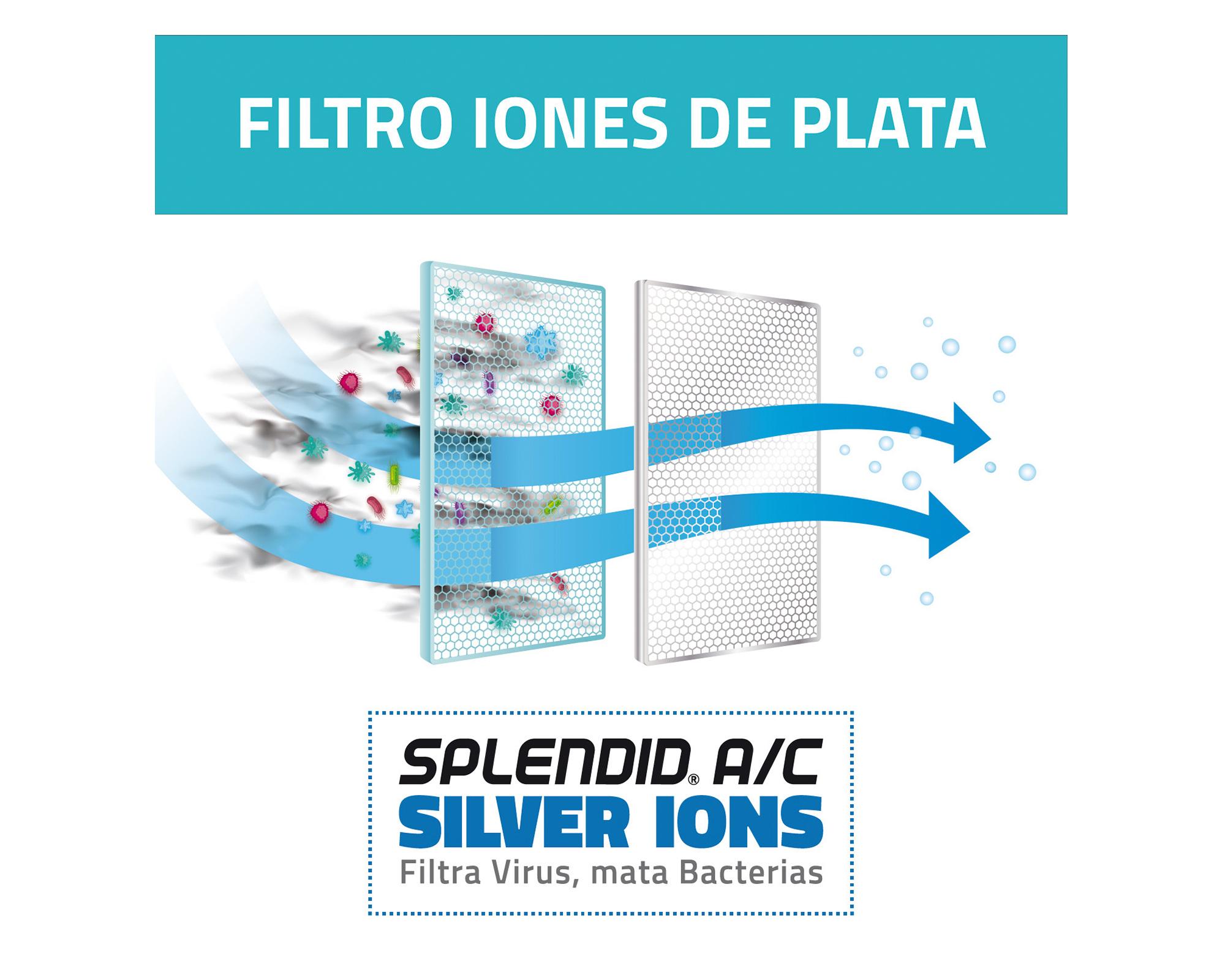 Aire acondicionado portátil 12000 BTU frío/calor Splendid-12
