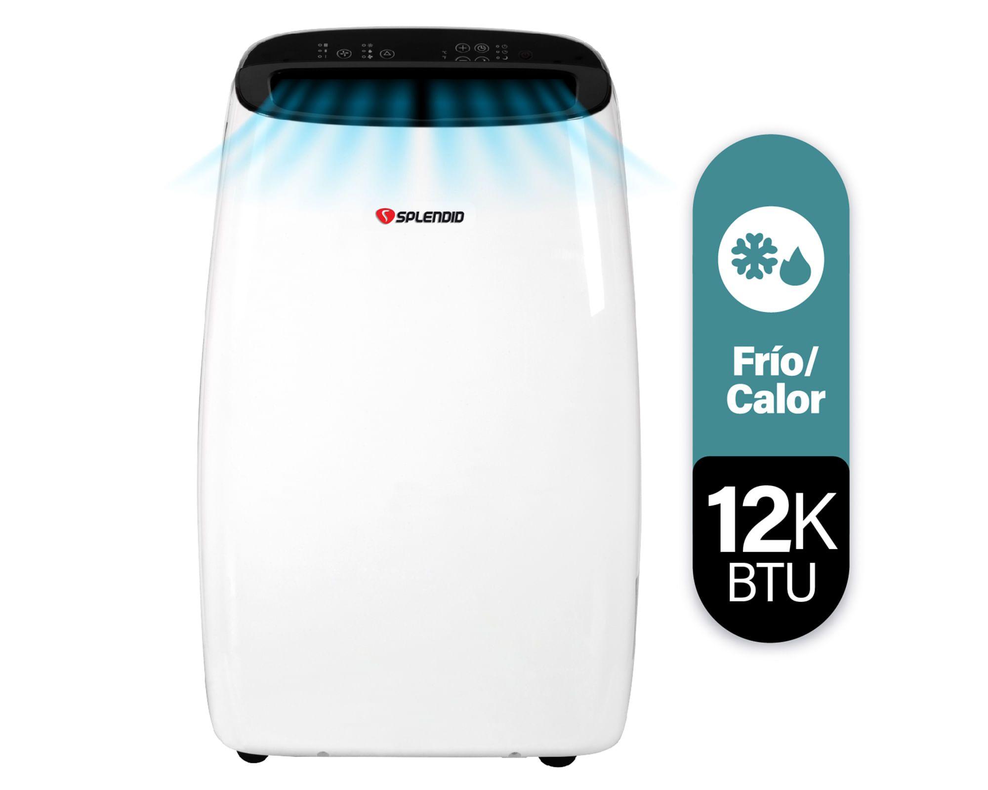 Aire acondicionado portátil 12000 BTU frío/calor Splendid-4