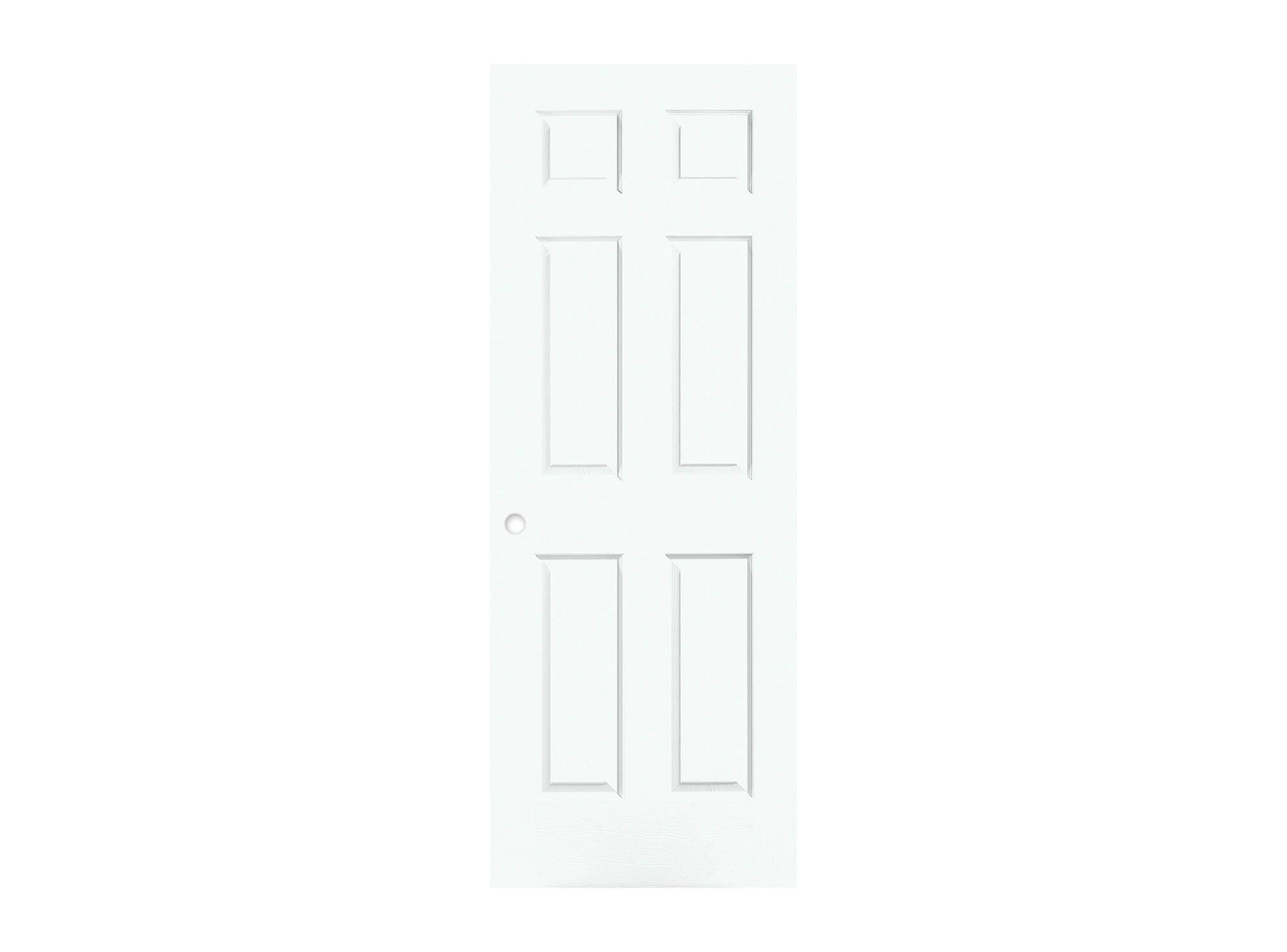Puerta Interior Sinfonía 75x200 cm Blanca con perforación Masonite-1