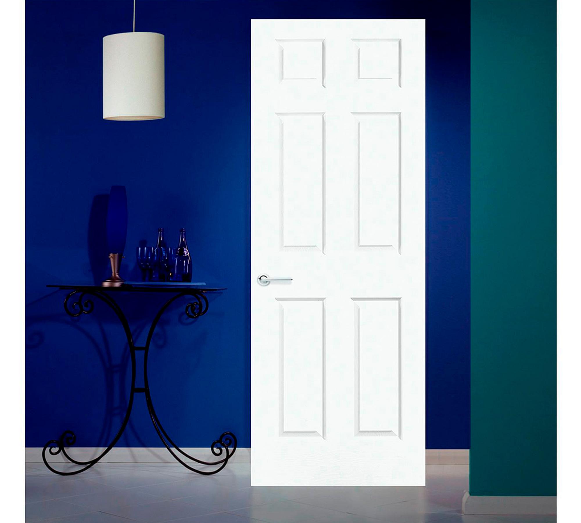 Puerta Interior Sinfonía 80x200 cm Precolgada derecha con perforación Masonite-0