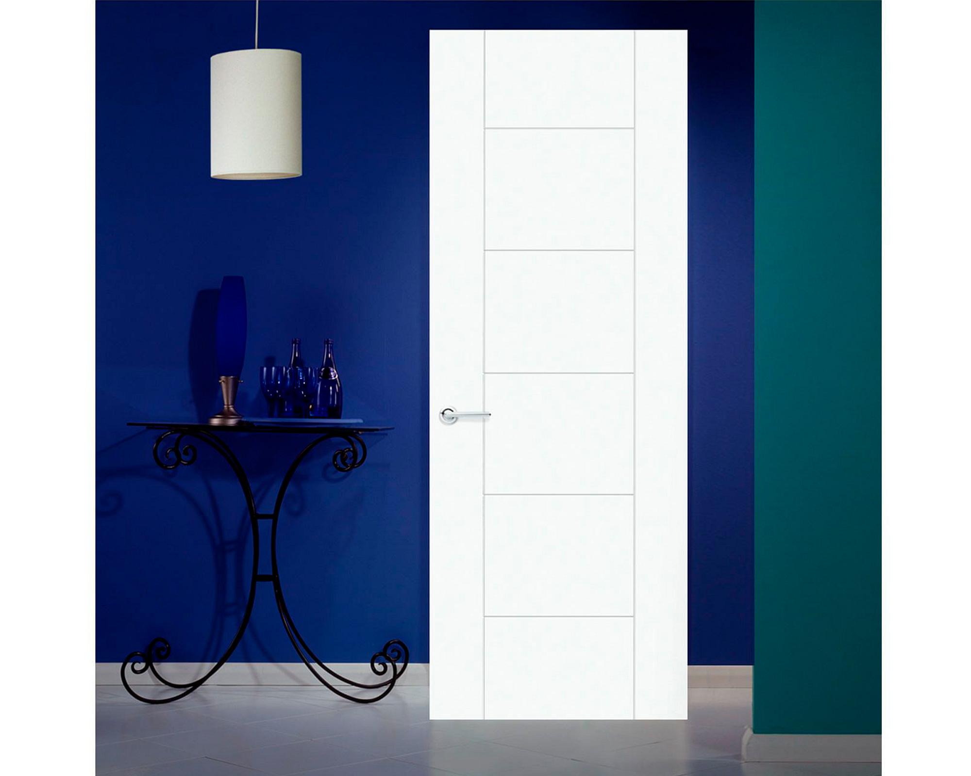 Puerta Interior Amparo 85x200 cm Precolgada derecha con perforación Masonite-0