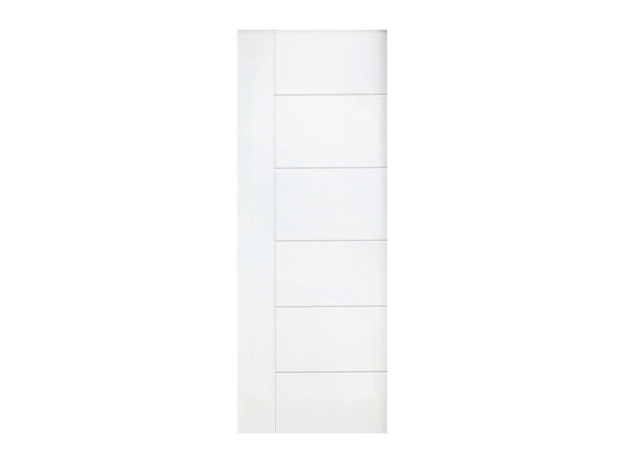 Puerta Interior Rosario 80x200 cm Blanca sin perforación Masonite-1