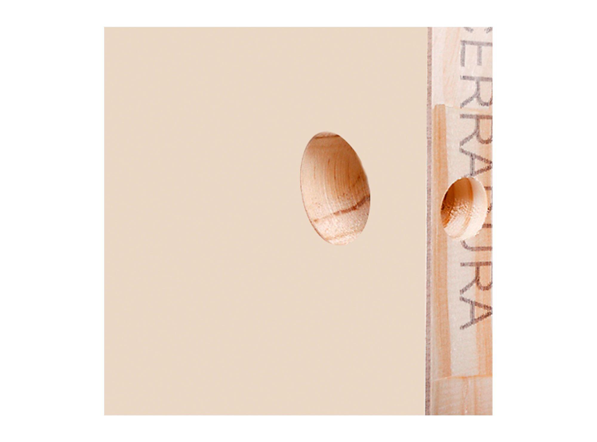 Puerta Interior Rosario 80x200 cm Beige con perforación Masonite-2