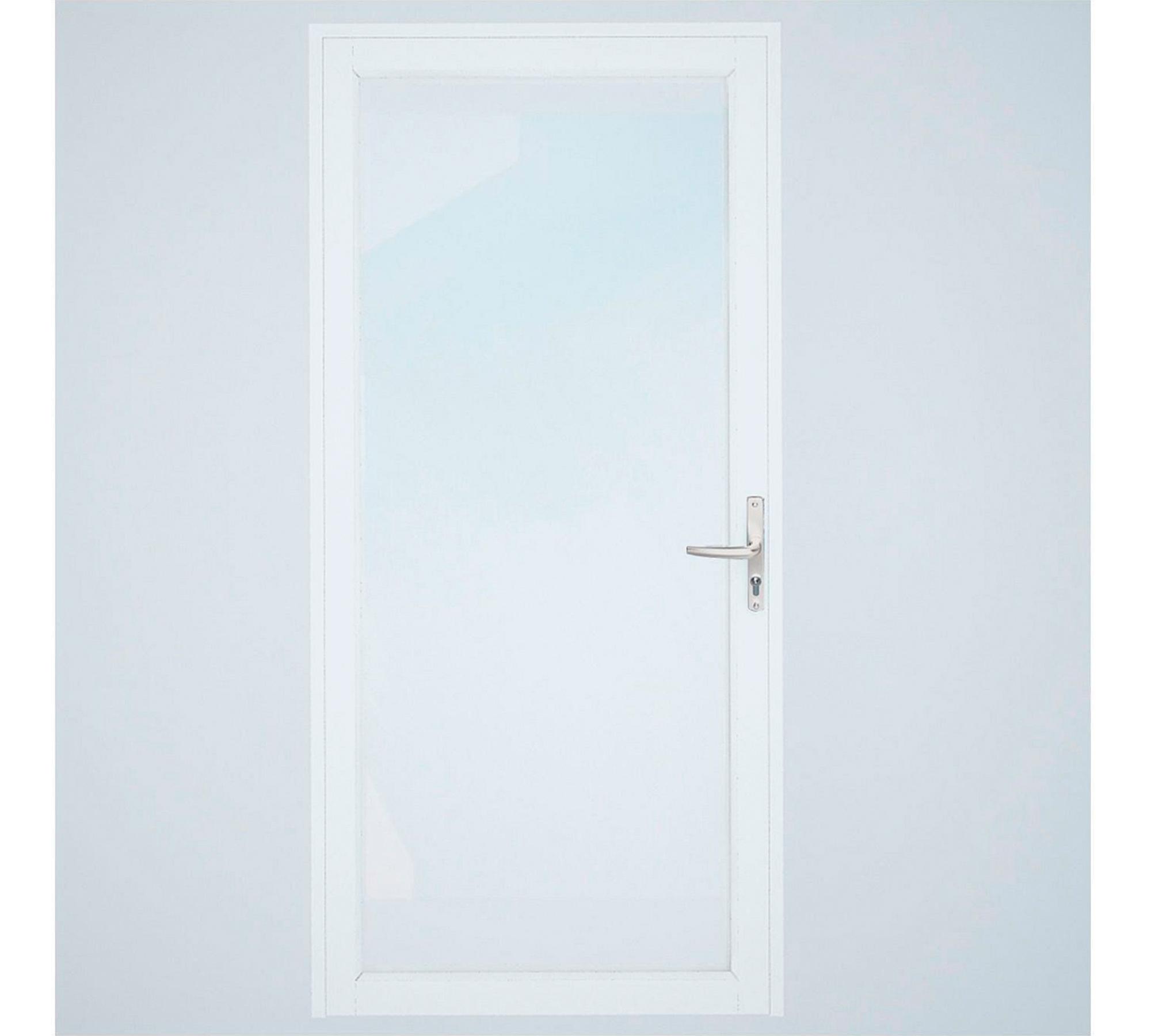 Puerta  vidriada 85x200 cm termopanel izquierda blanca Mundo Glass-0