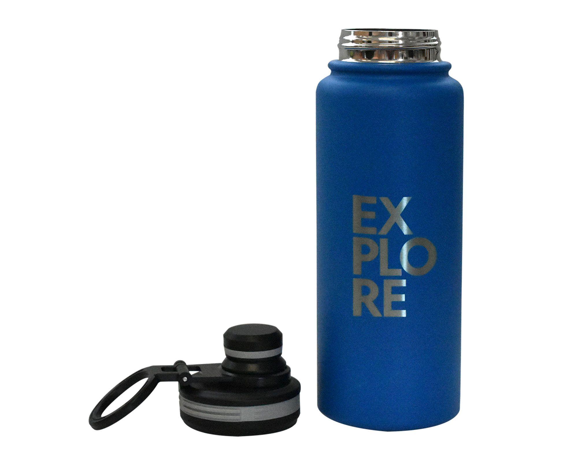 Botella 900 ml Explore azul mate National Geographic-2