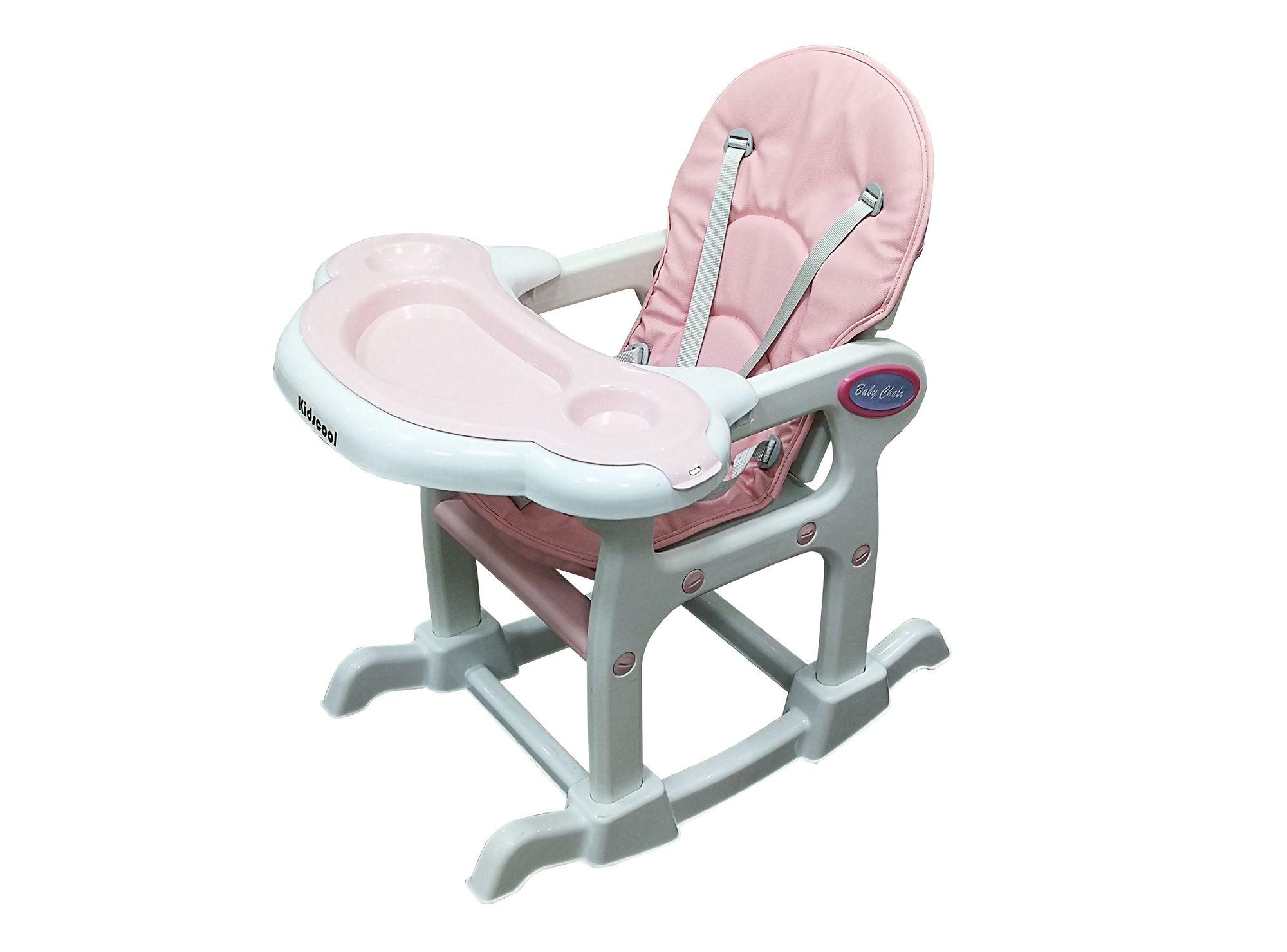 Silla comer súper rosado Kidscool-2