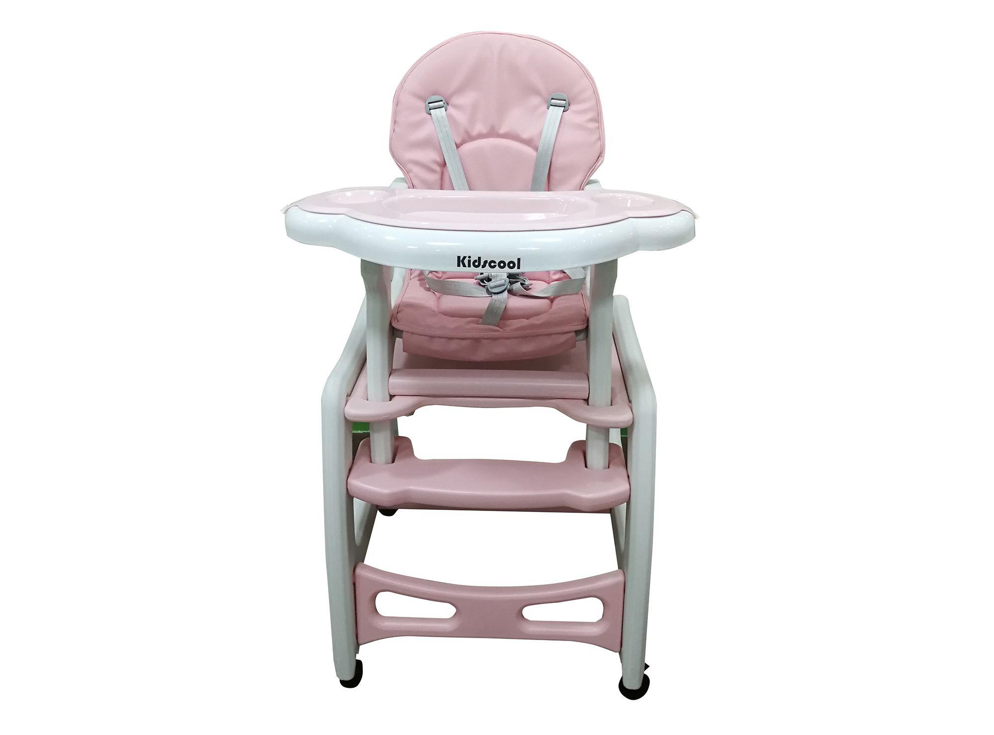 Silla comer súper rosado Kidscool-0