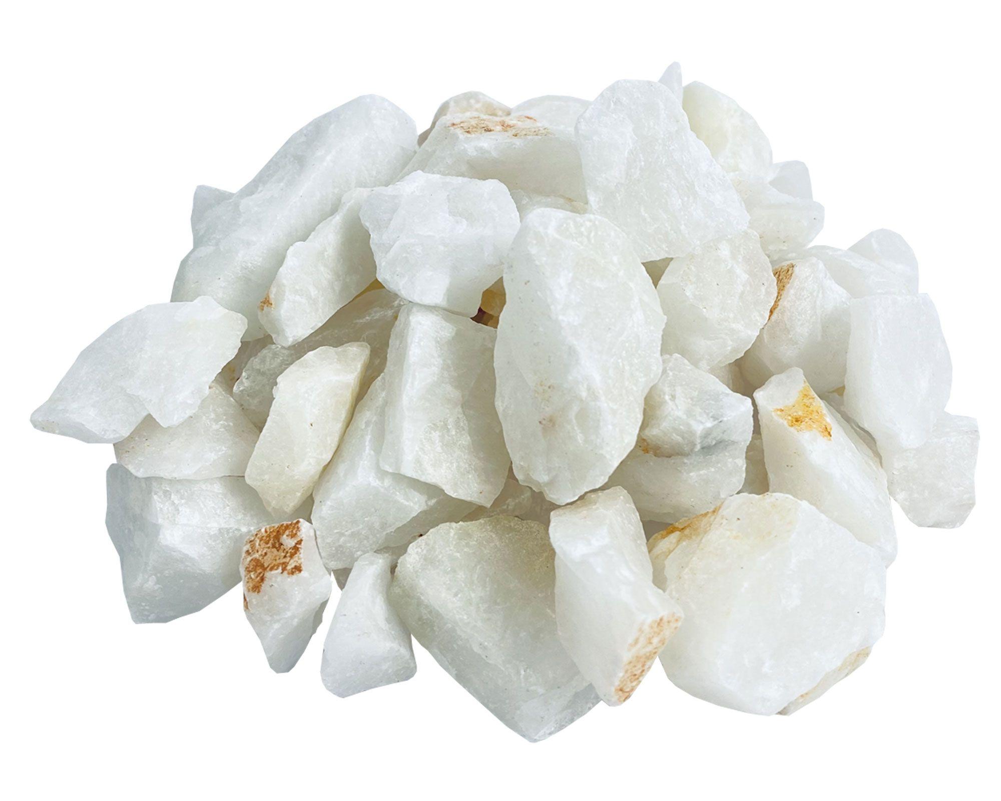 Piedra decorativa 25 kg cuarzo cristal Piedra Noble-0