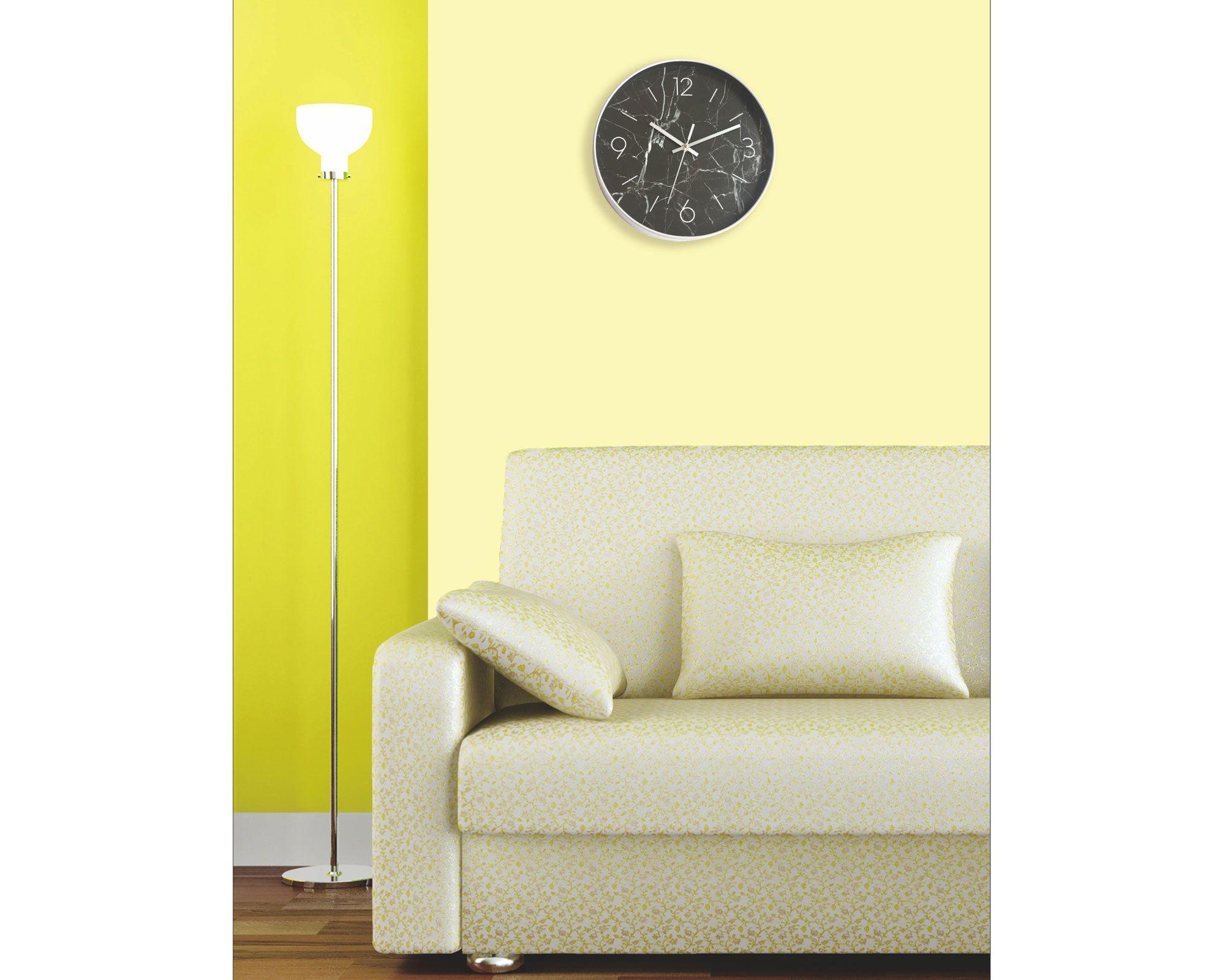 Reloj 30 cm pared negro/plateado Ronda-2