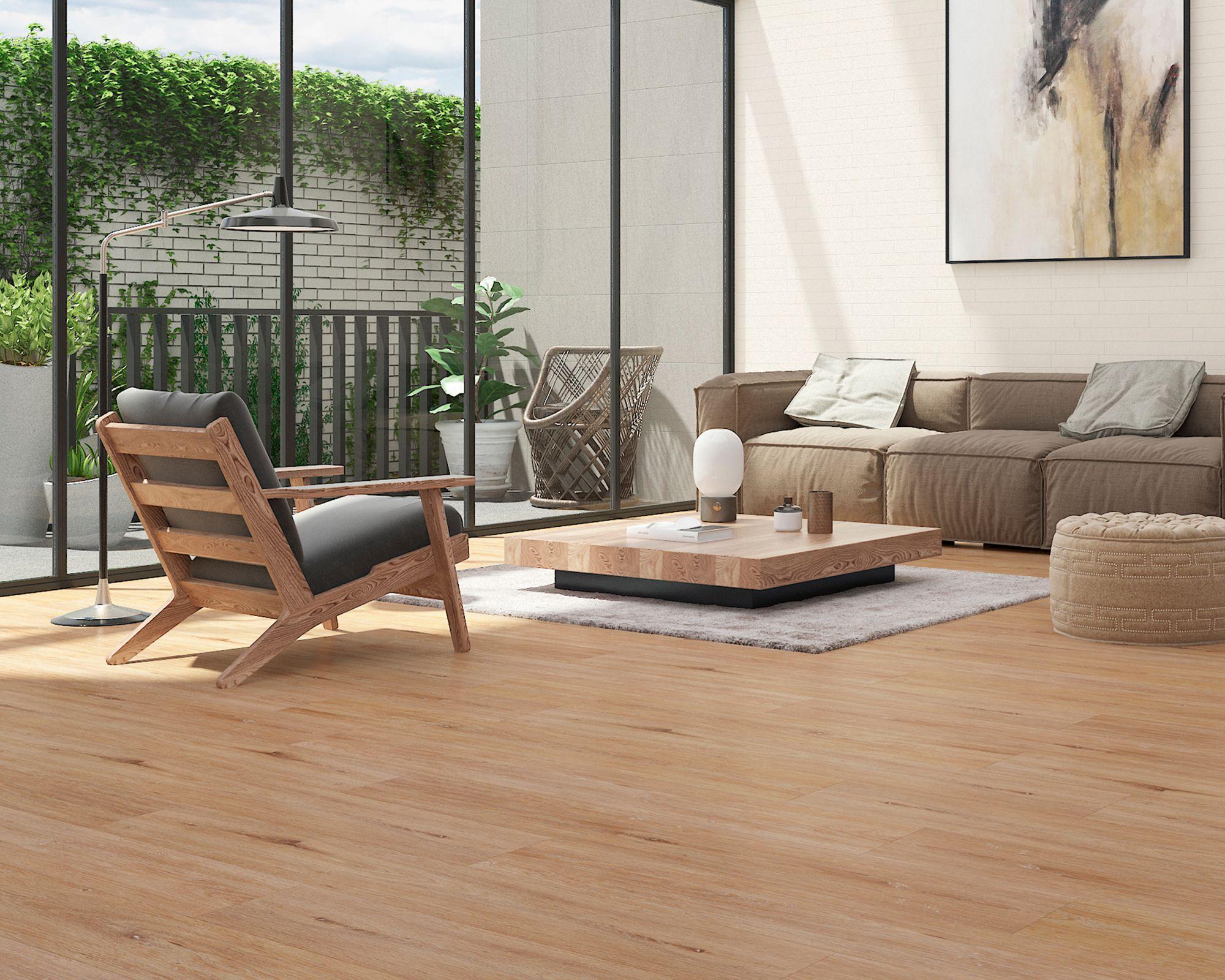 Piso vinílico SPC Mándala latte 5.2 mm 2.196 m2-2