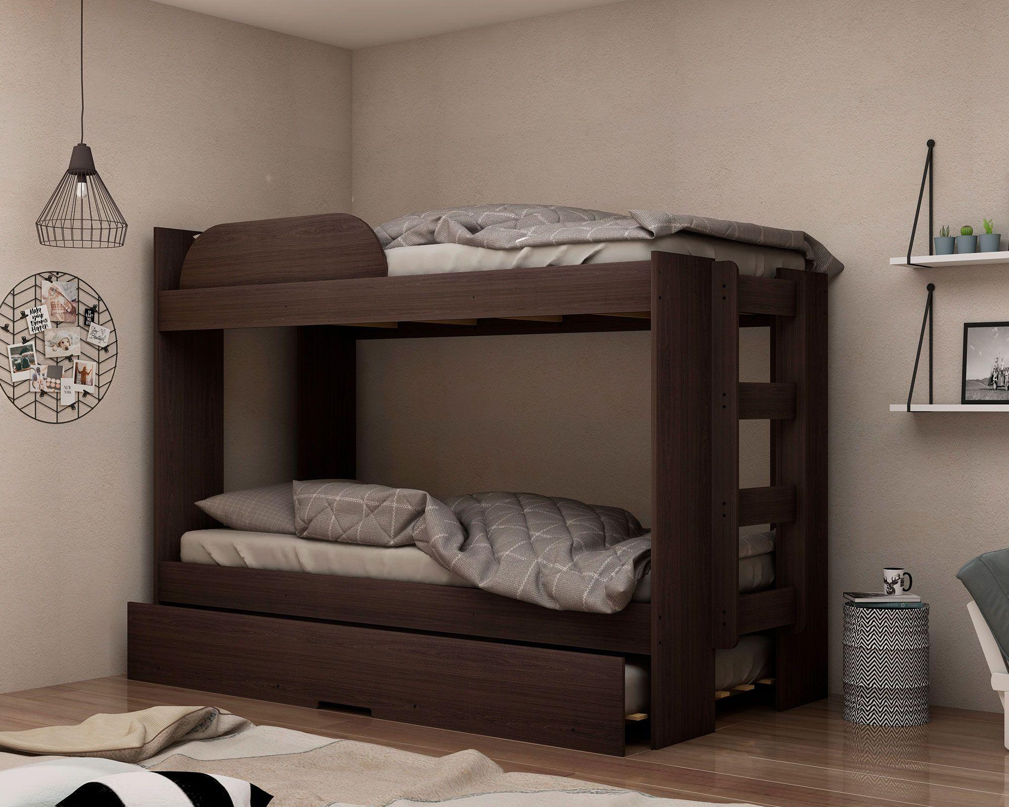 Camarote con cama auxiliar 1 plaza Peace café M+Design-7