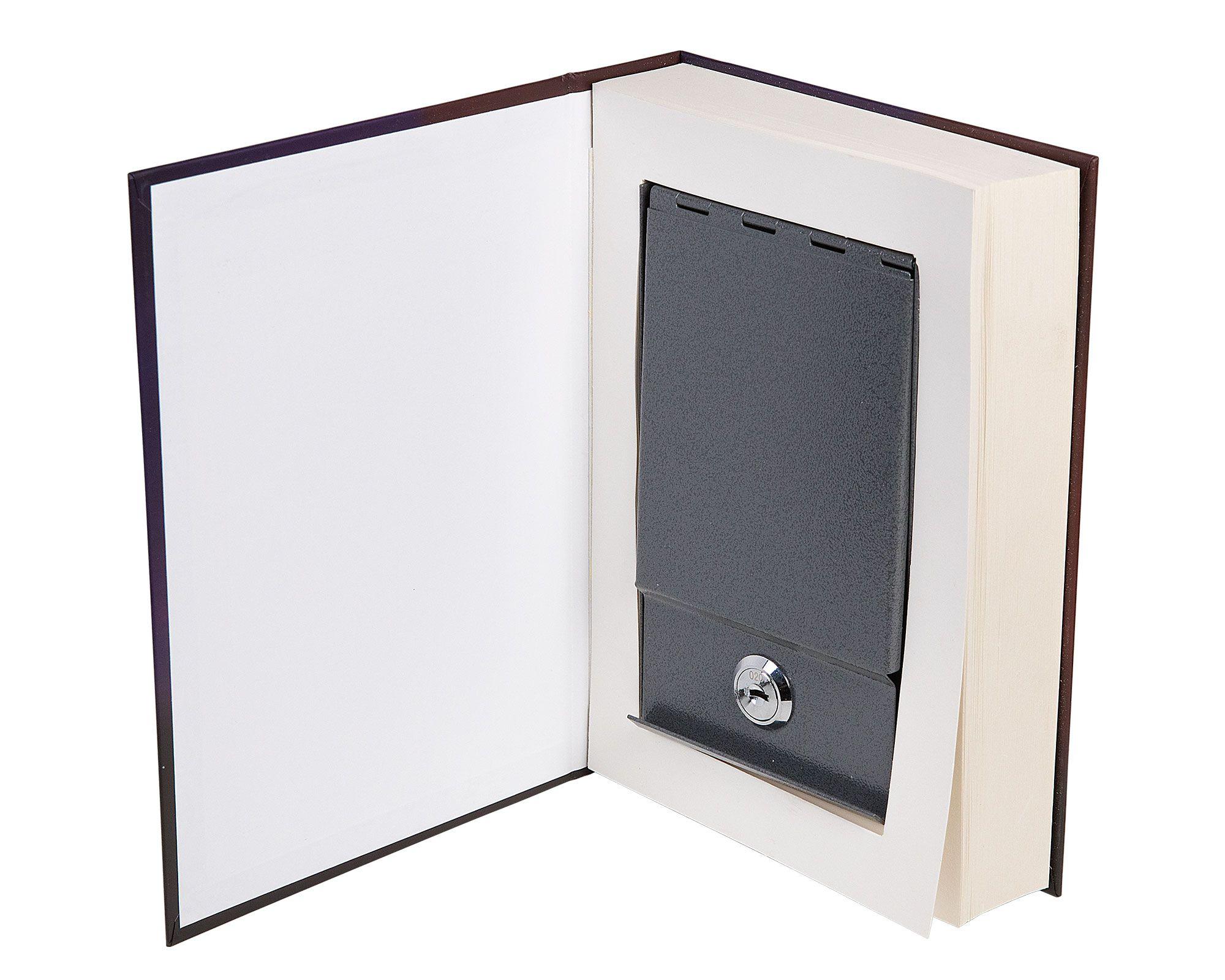 Caja de valores 15,2x22,2x4,5 cm Tipo libro Arnik-2