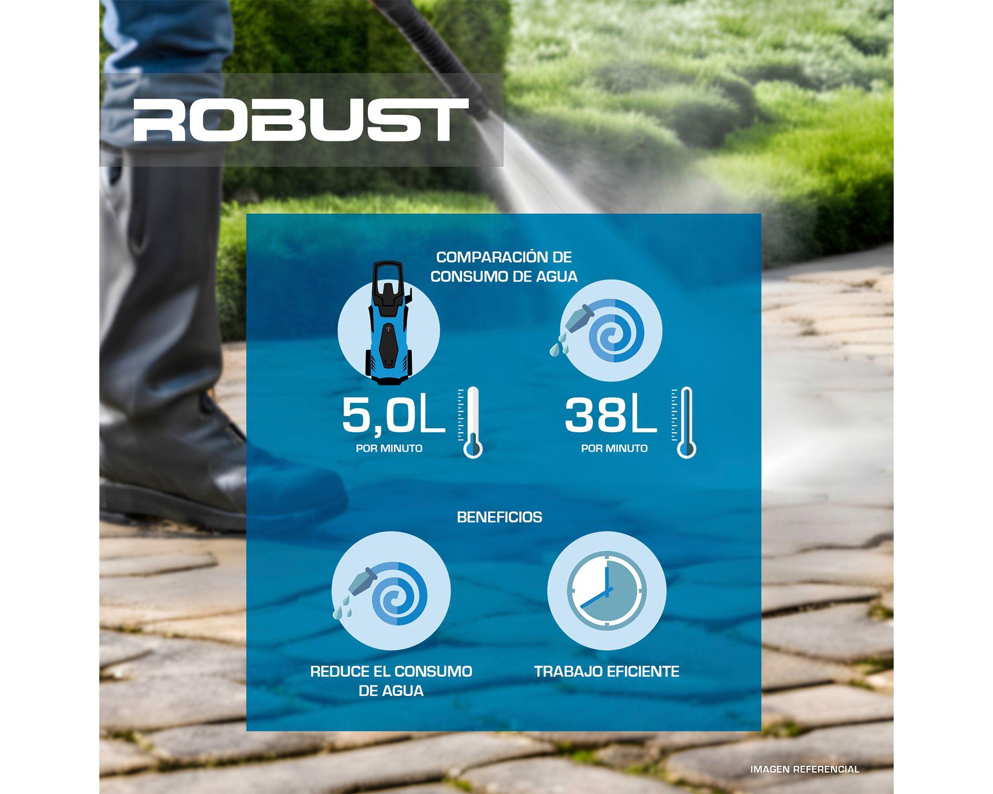 Hidrolavadora 1750W 120 Bar FB515 Robust.-5