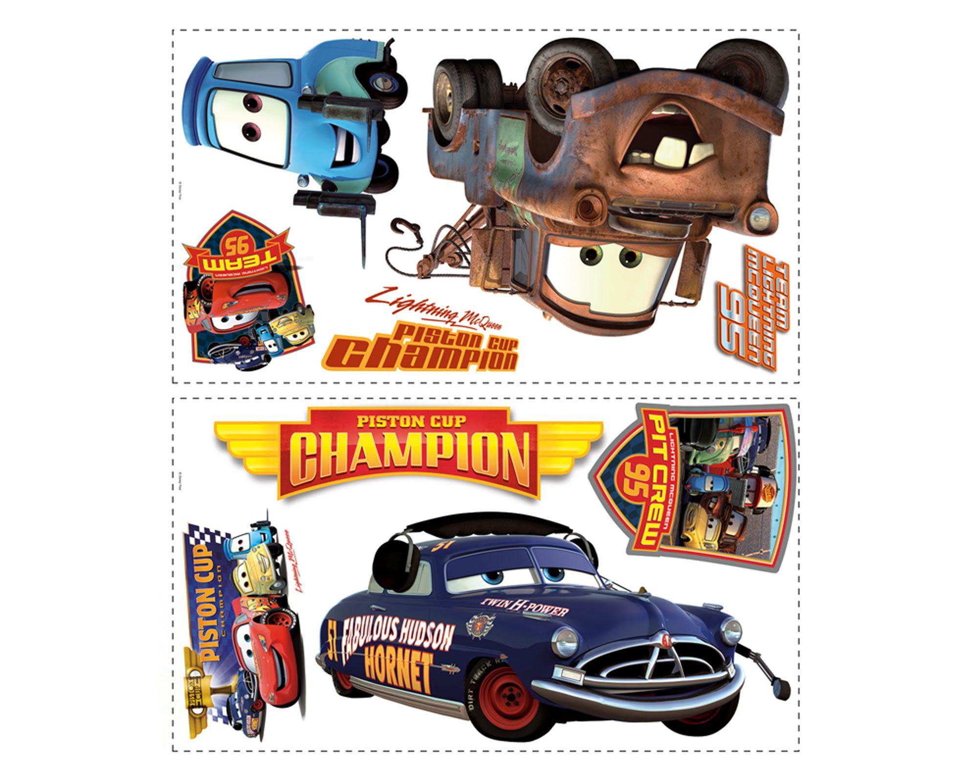 Wallsticker Cars 19 piezas RoomMates-2