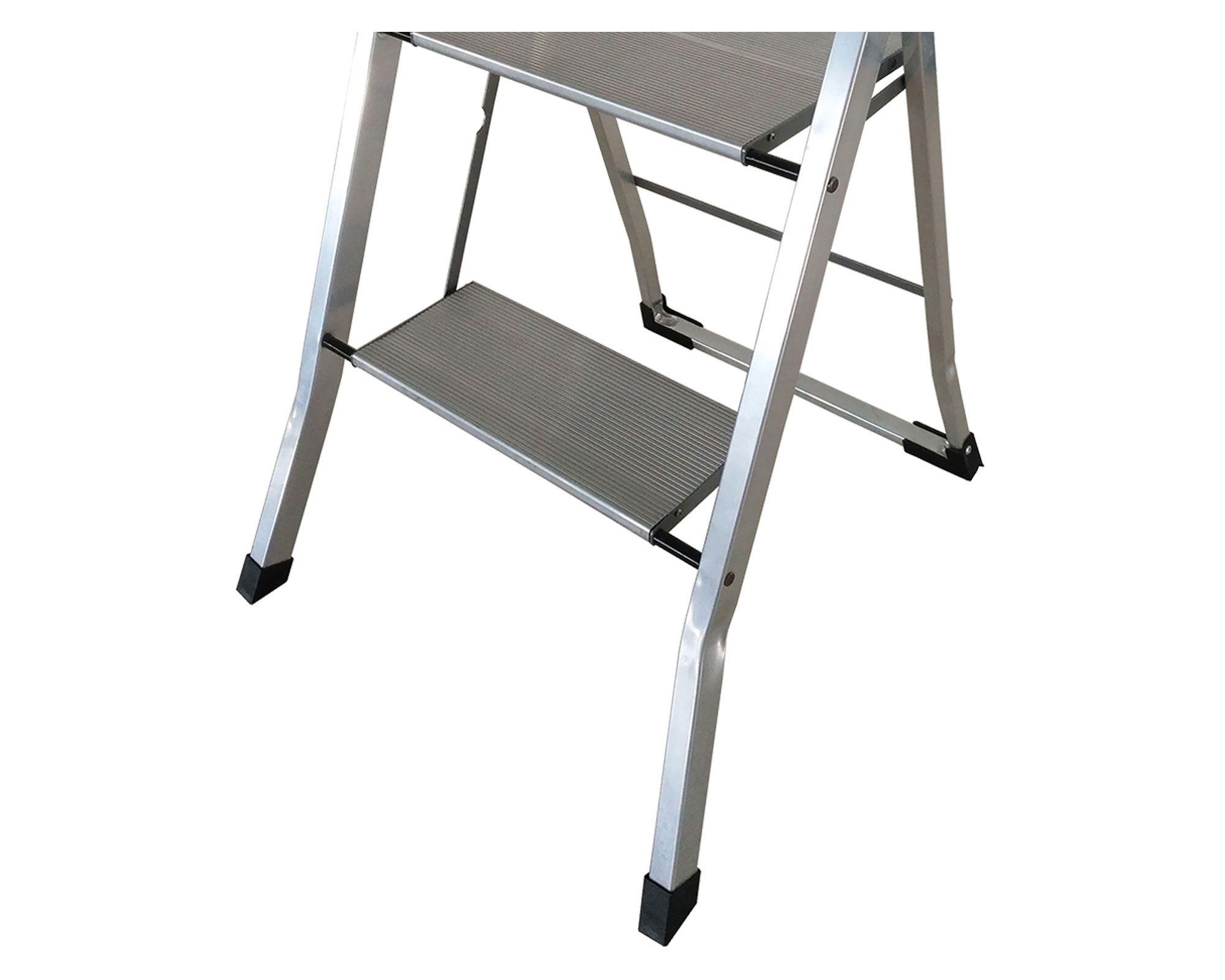 Escalera Cotidiana 2 Niveles Aluminio 150 kg-2