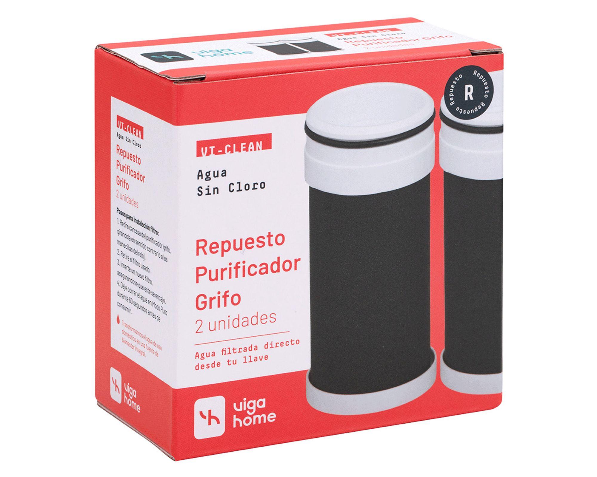 Repuesto purificador grifo 2 unidades Vigahome-3