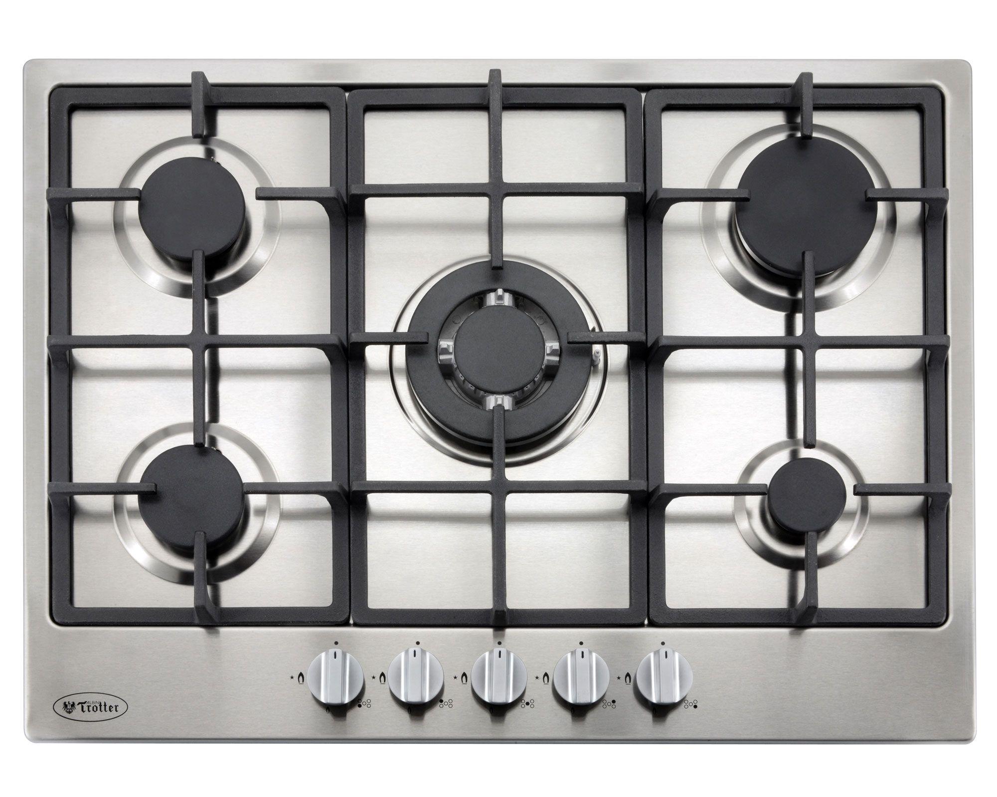 Encimera a gas 5 quemadores AT-XN BREIT PRO 75 Albin Trotter.-0