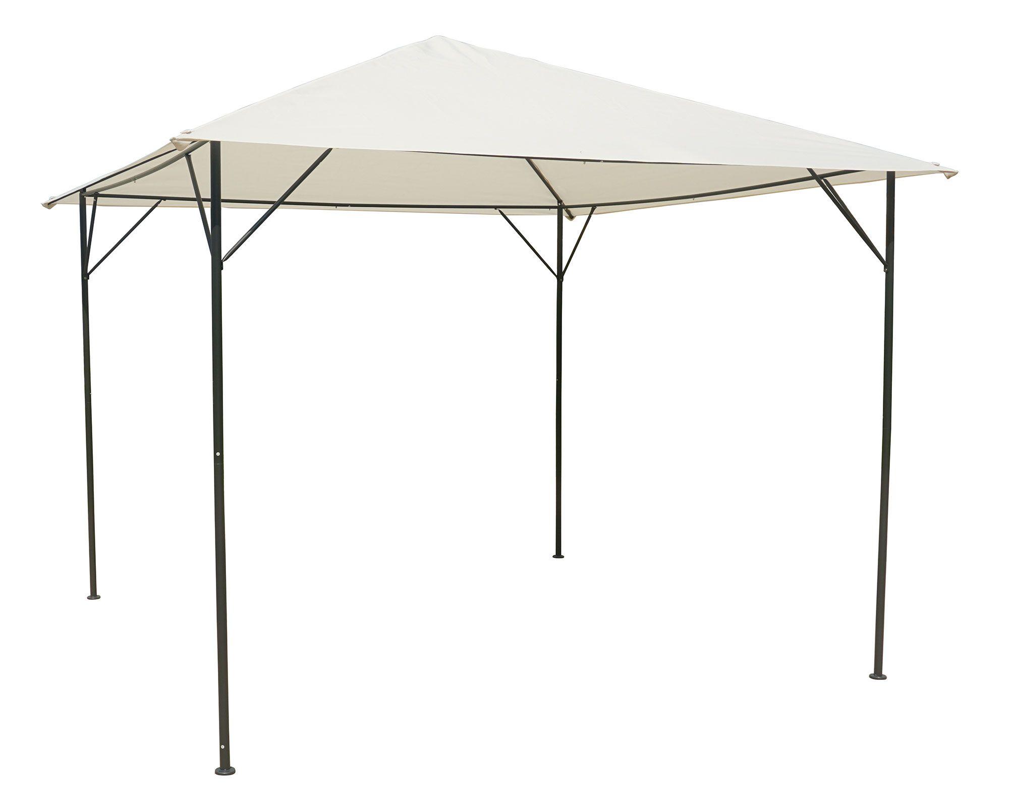 Pérgola 3x3 m básica beige Outzen-1