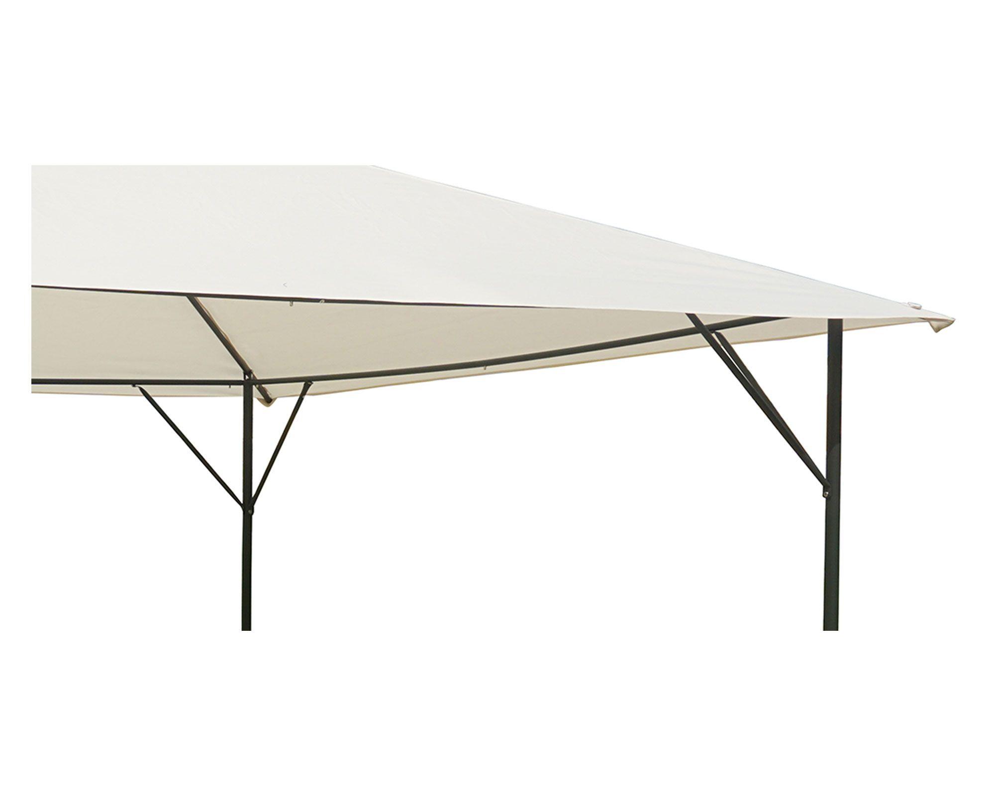 Pérgola 3x3 m básica beige Outzen-2