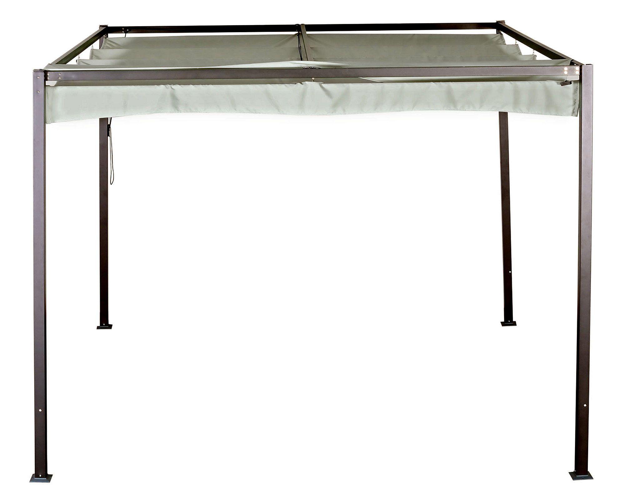 Pérgola 3x3 m Opera ecru Outzen-0