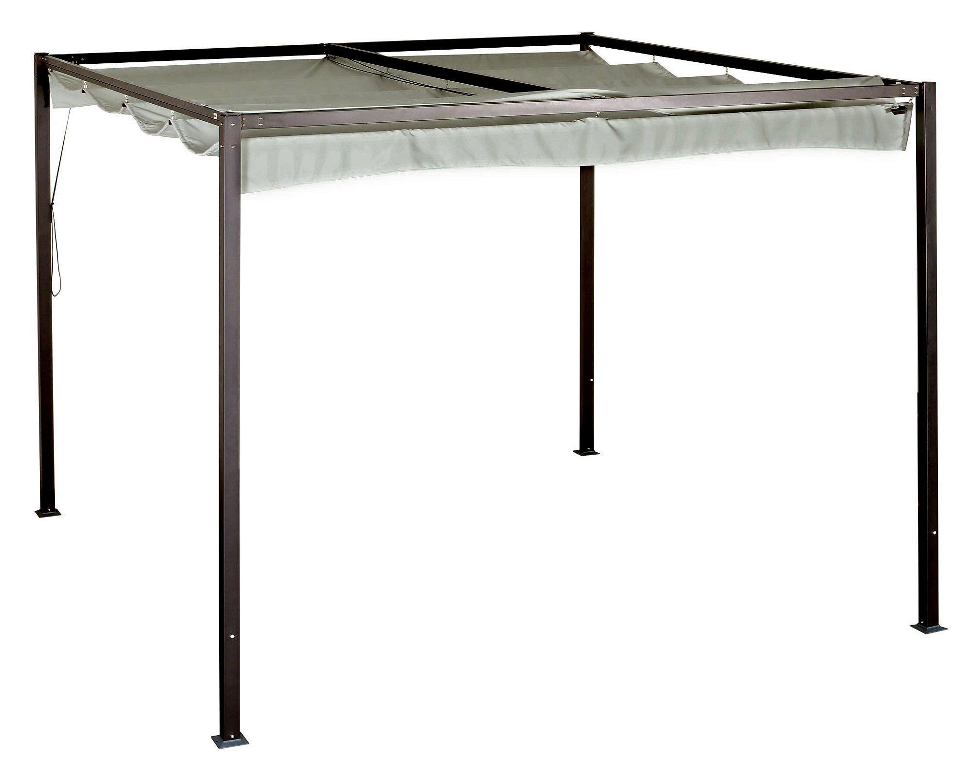 Pérgola 3x3 m Opera ecru Outzen-2