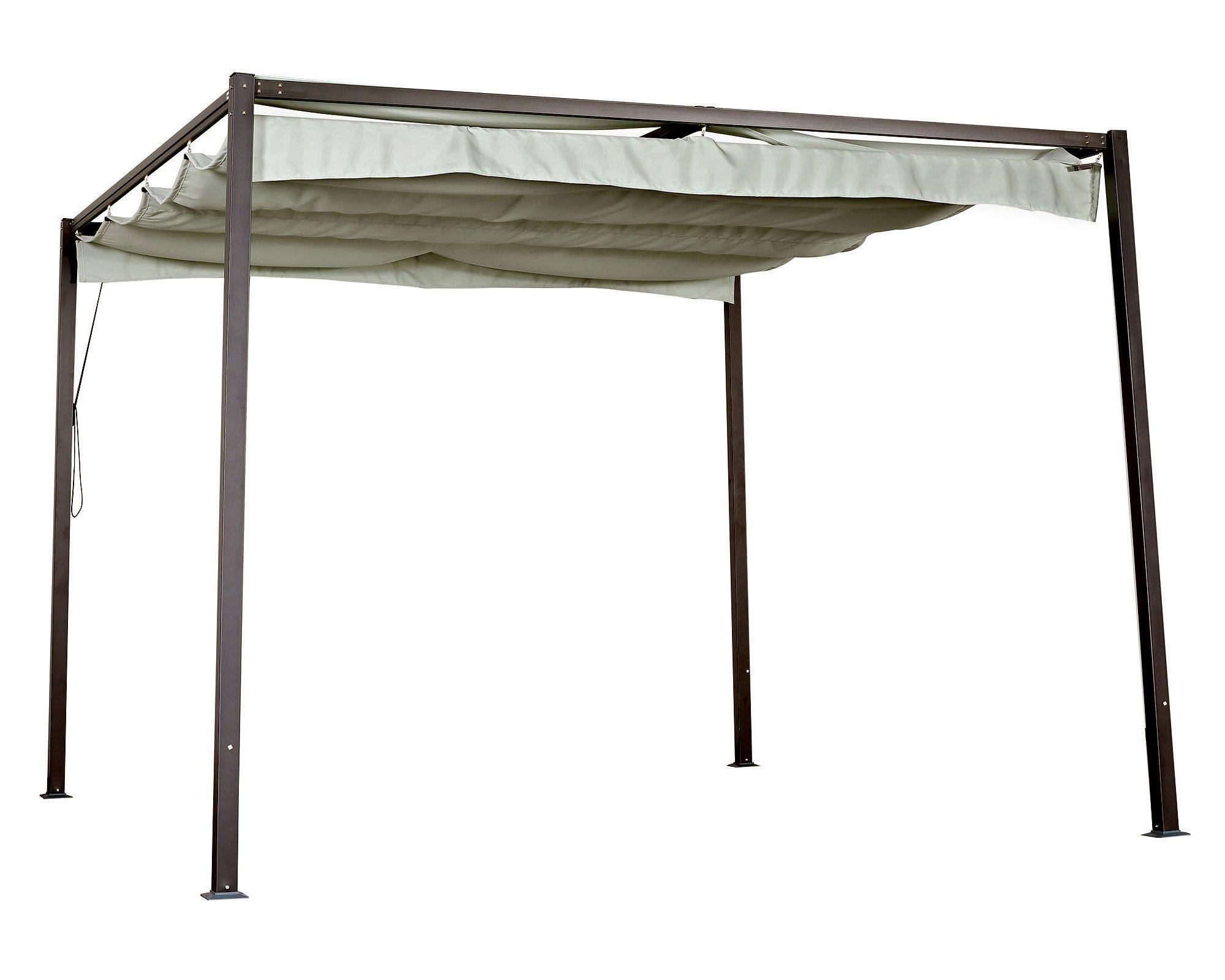 Pérgola 3x3 m Opera ecru Outzen-1