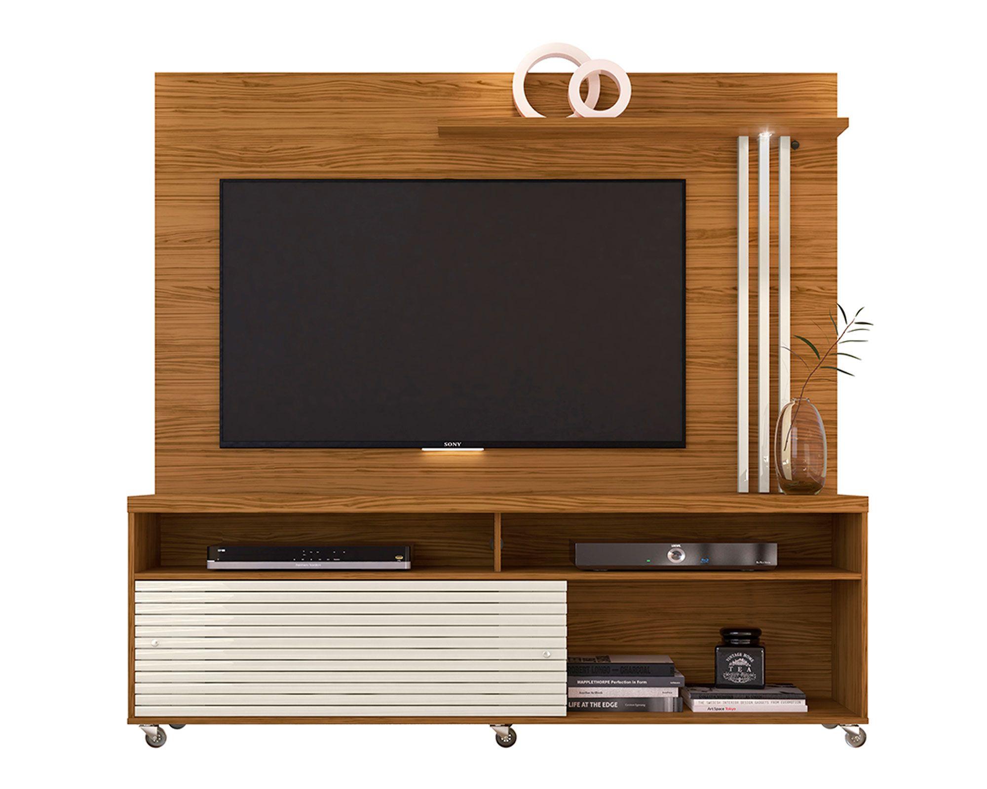 Estante TV 65'' Composicion natural/blanco opaco Altavision-0