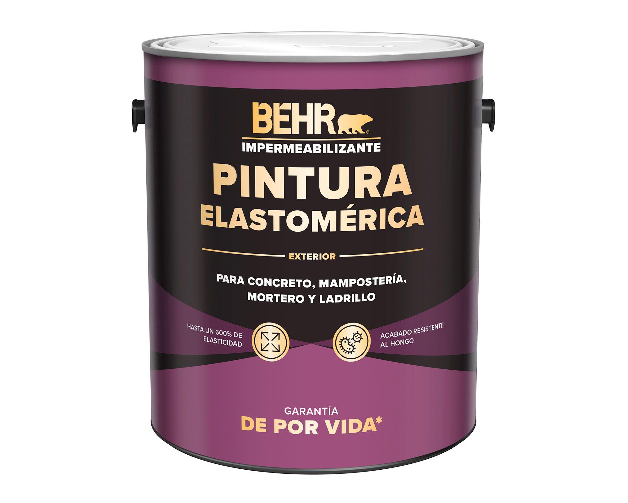 Pintura elastomérica 1 galón Impermeabilizante blanco Behr-1