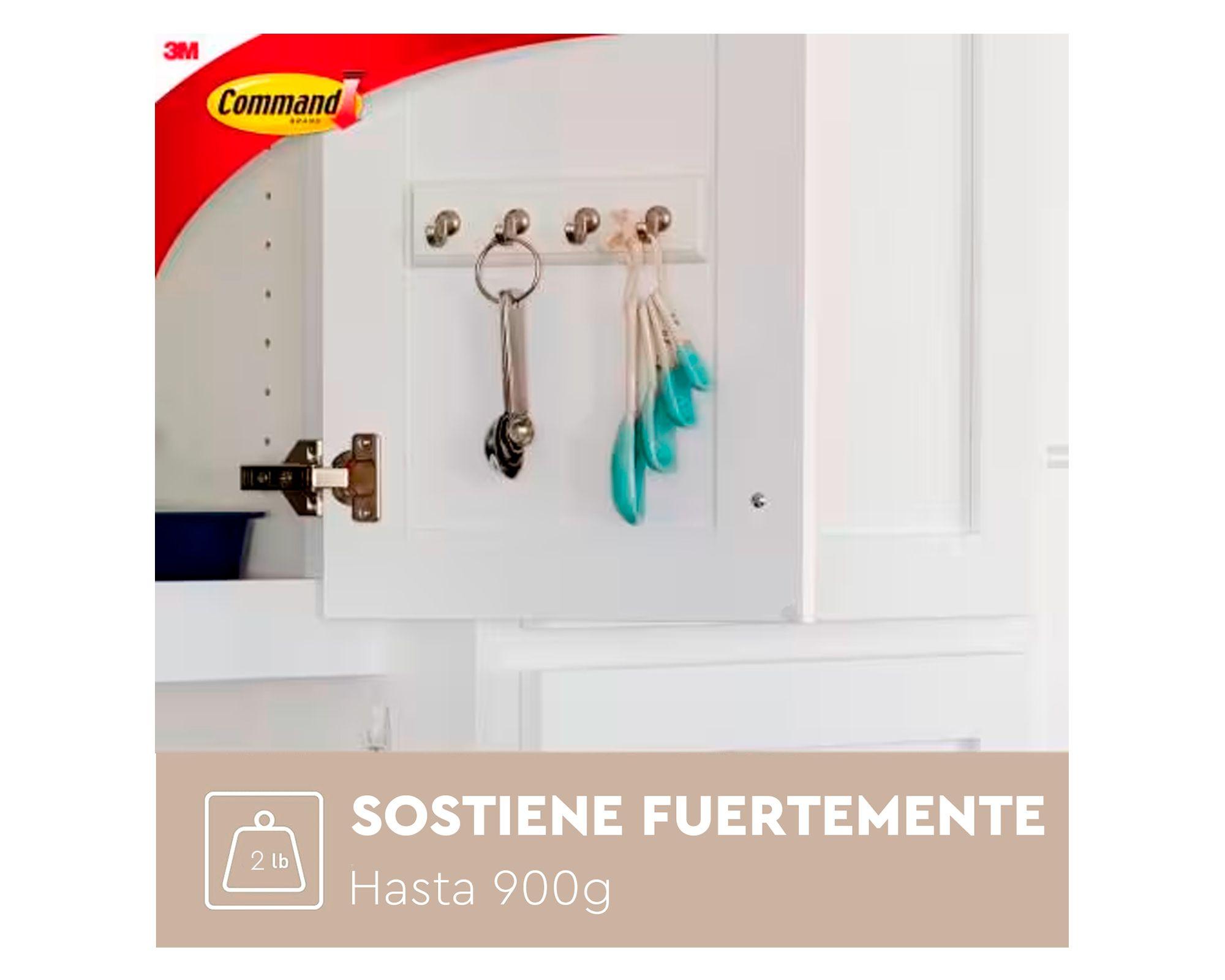 Porta llaves blanco Command-3