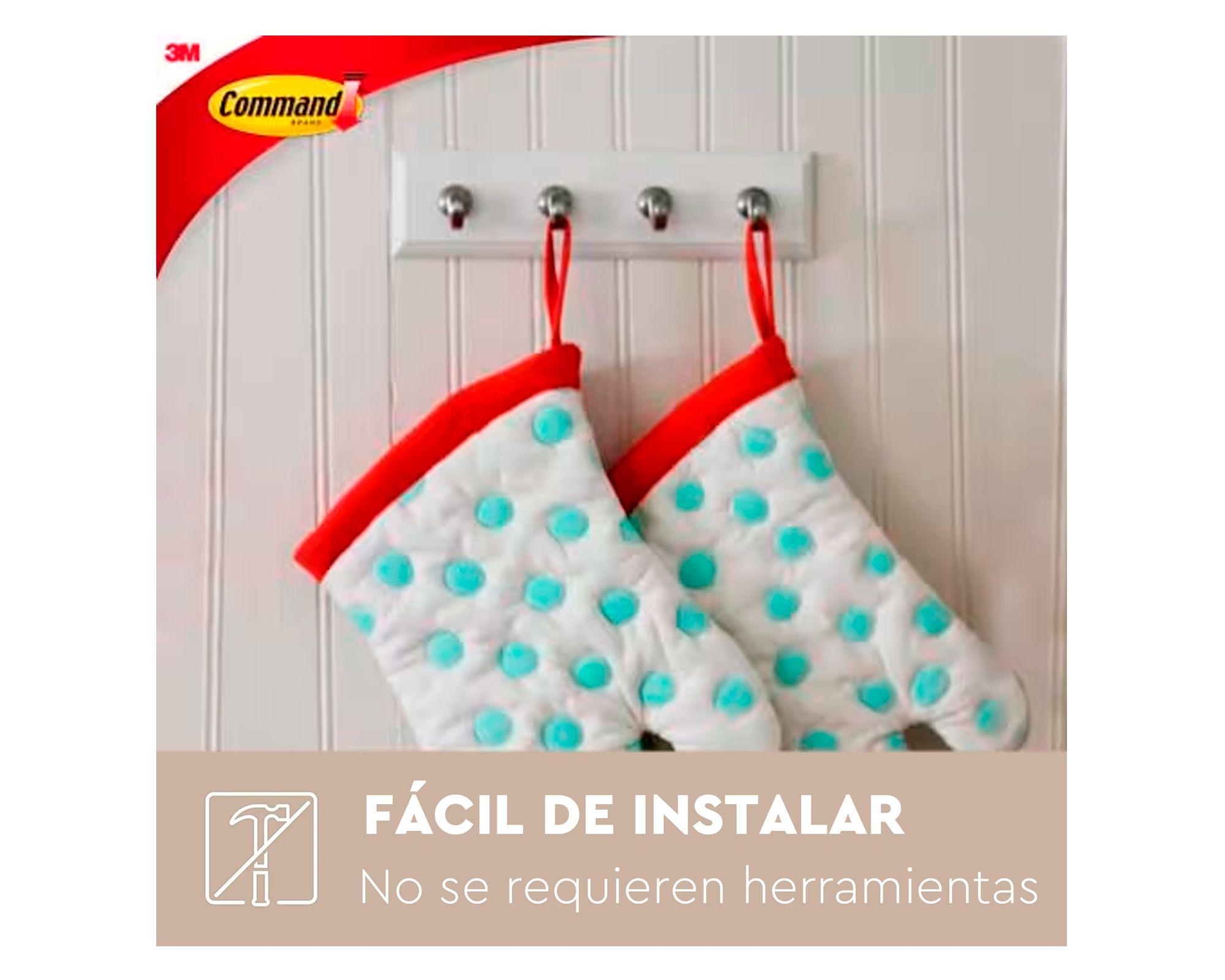 Porta llaves blanco Command-4