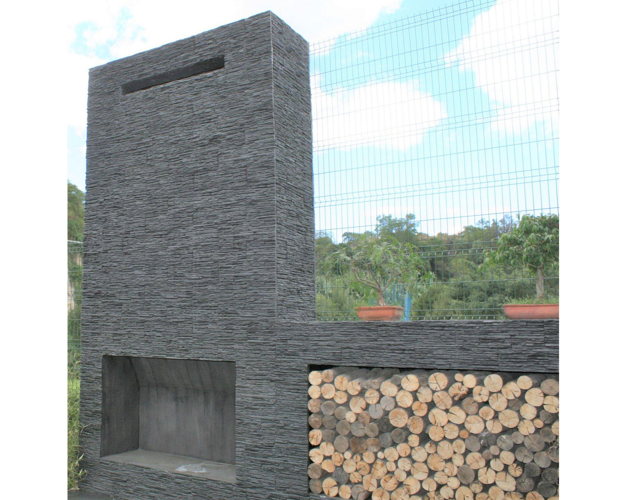 Piedra 10x50 cm cascada negro 0,30 m2 NatStone-1