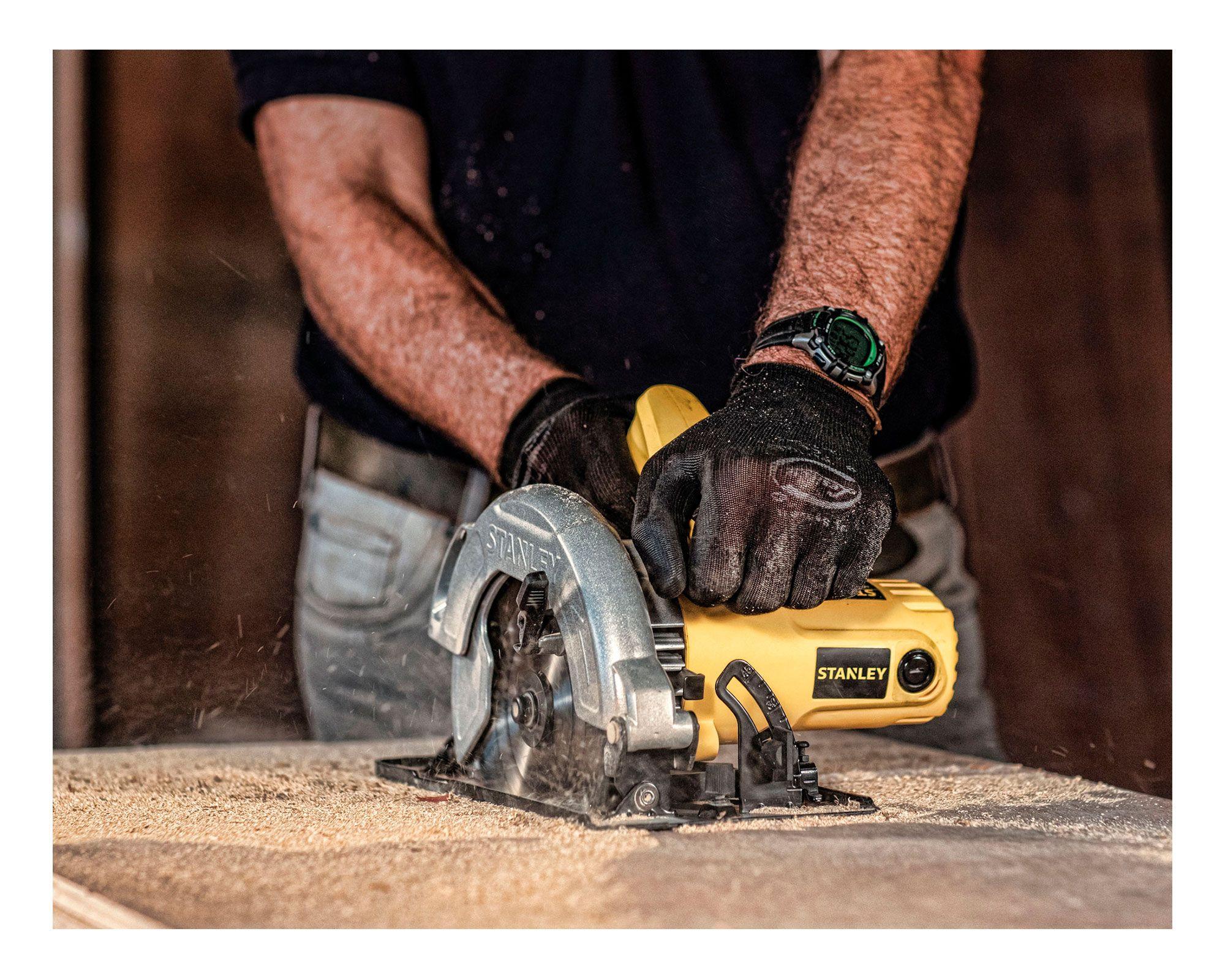 Sierra circular 7 1/4'' 1600W + 2 discos Stanley-8