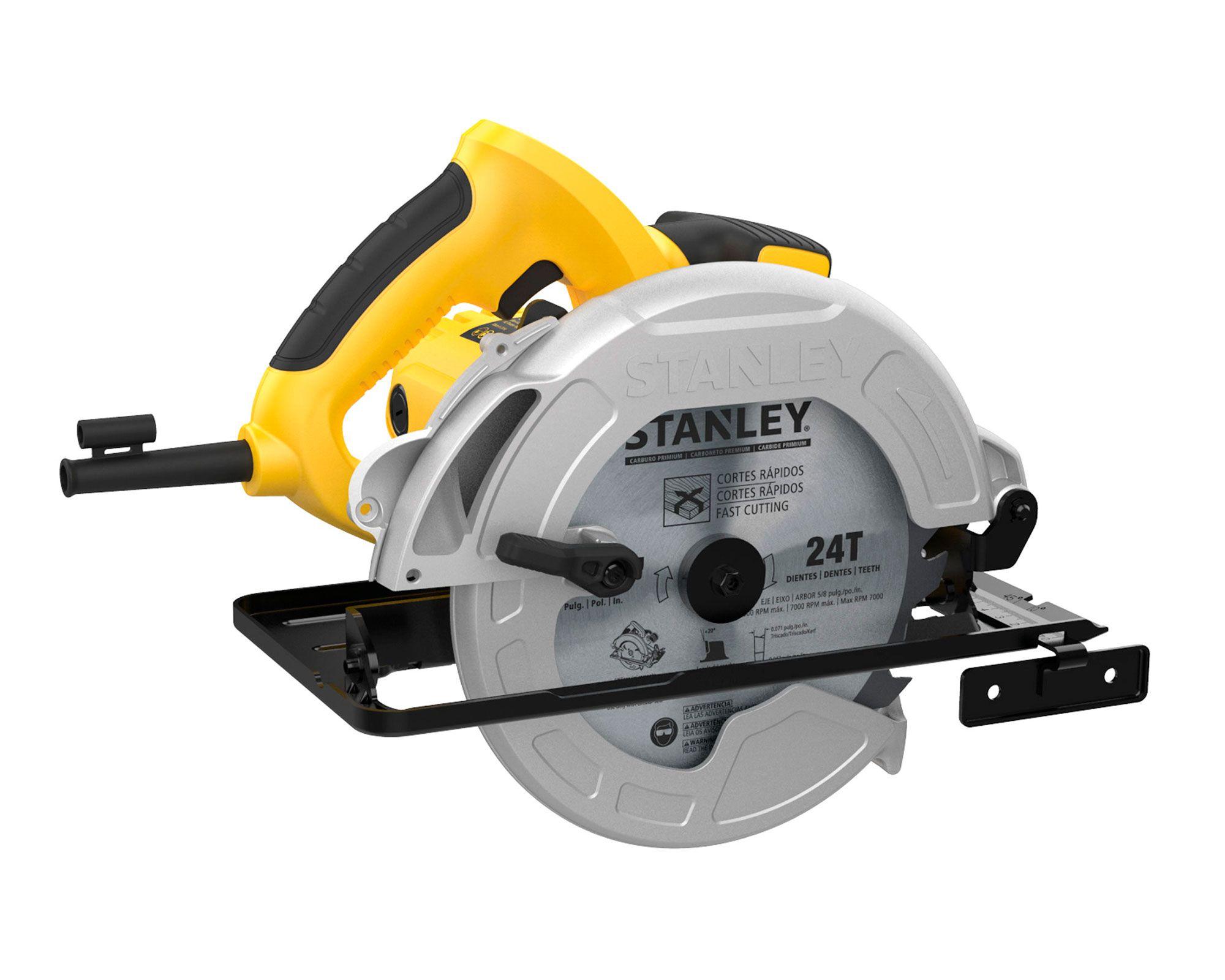 Sierra circular 7 1/4'' 1600W + 2 discos Stanley-1