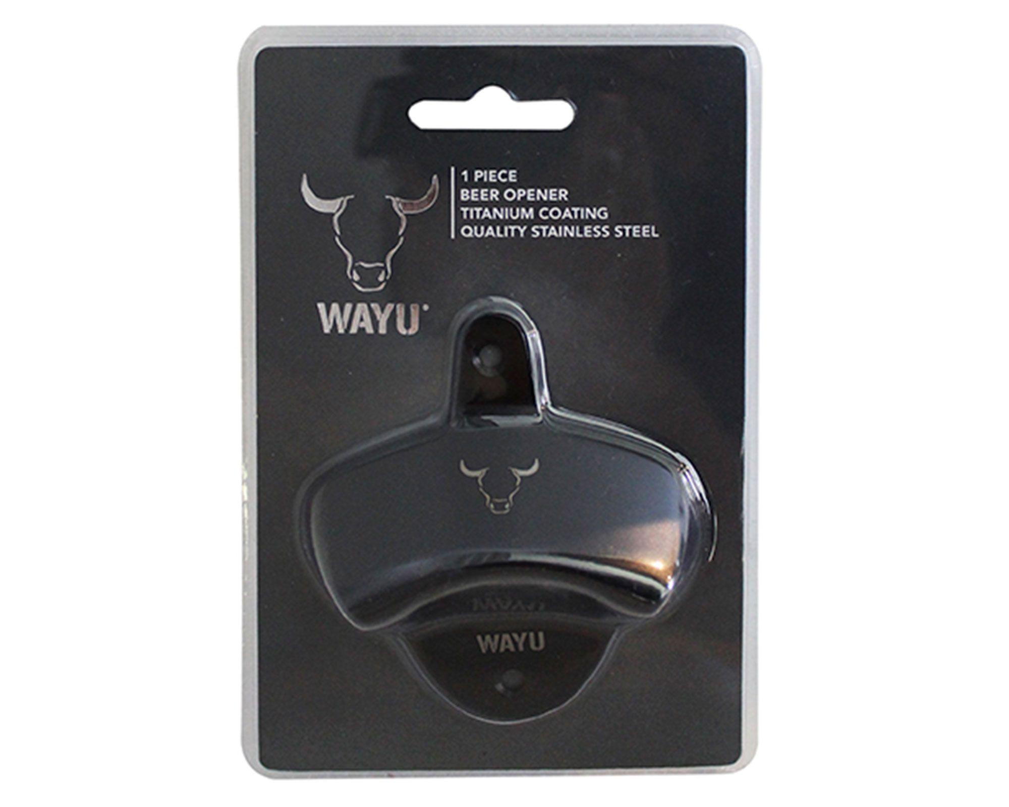 Abridor de botella negro Wayu-0