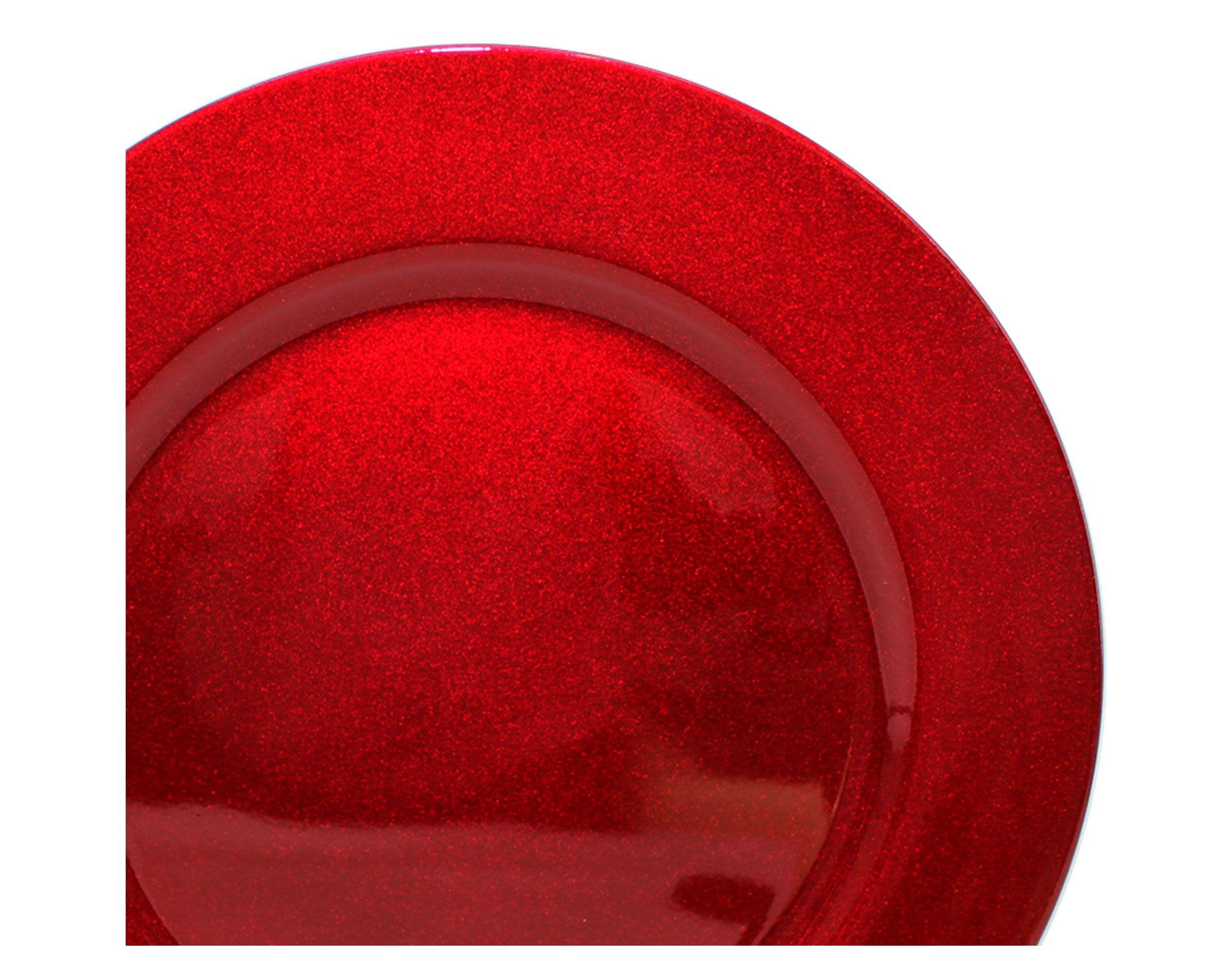 Plato bajo 33 cm rojo-1