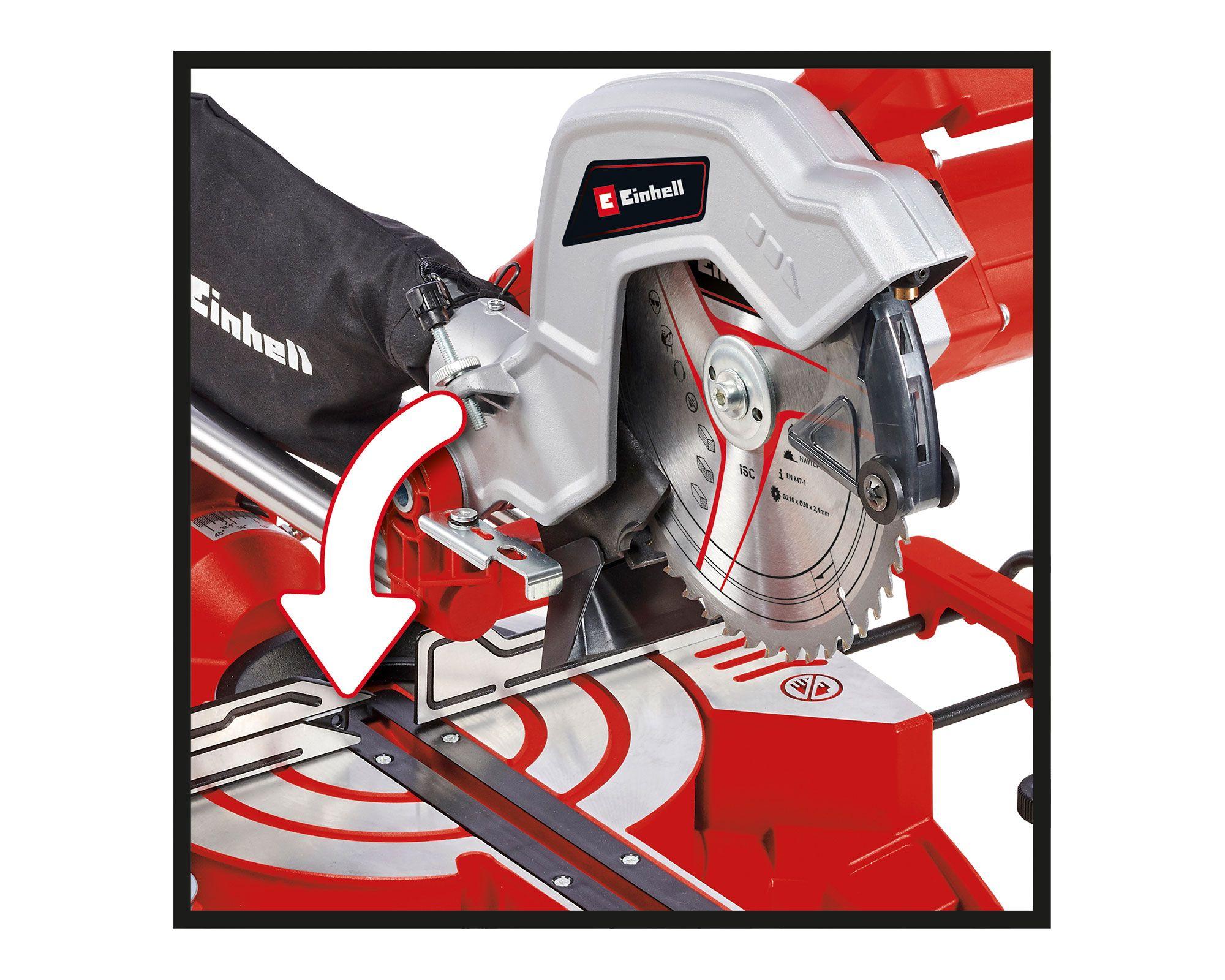 Ingleteadora telescópica 8'' 1500W TC-SM 216 Einhell-1