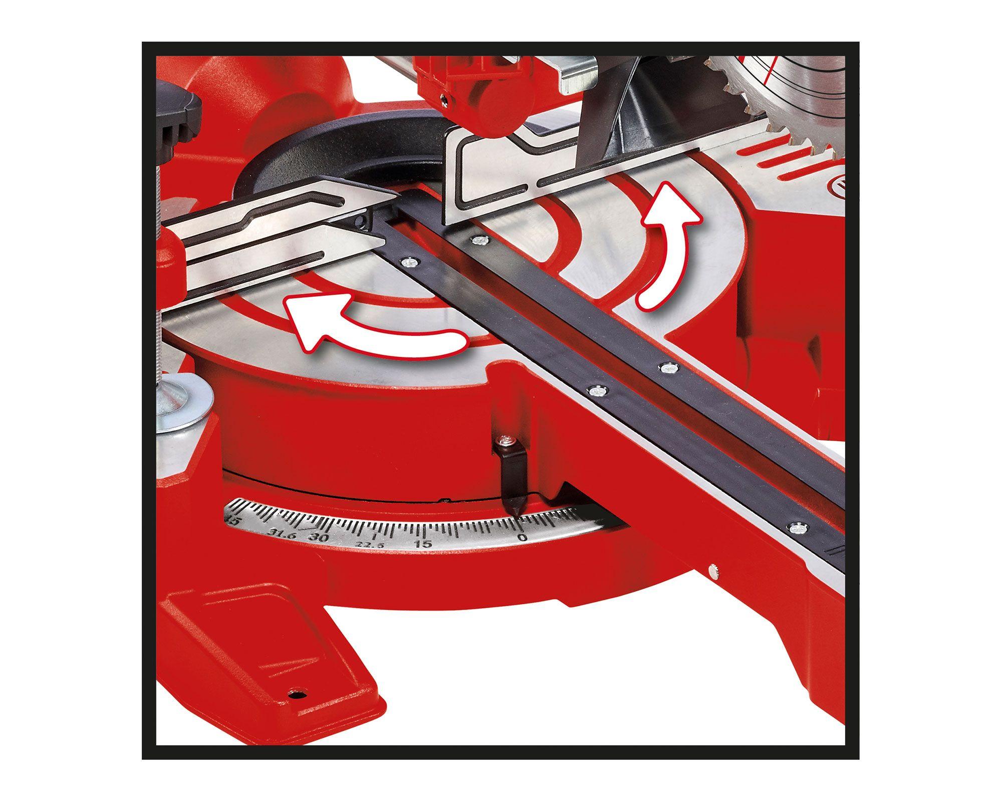 Ingleteadora telescópica 8'' 1500W TC-SM 216 Einhell-6