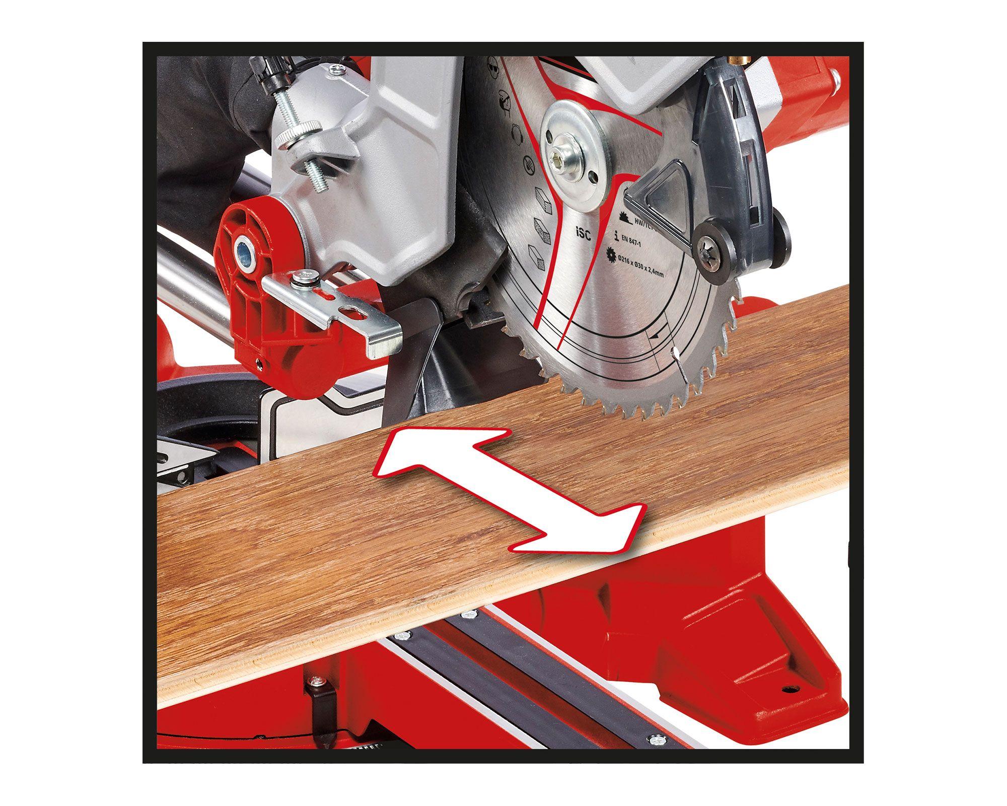 Ingleteadora telescópica 8'' 1500W TC-SM 216 Einhell-3