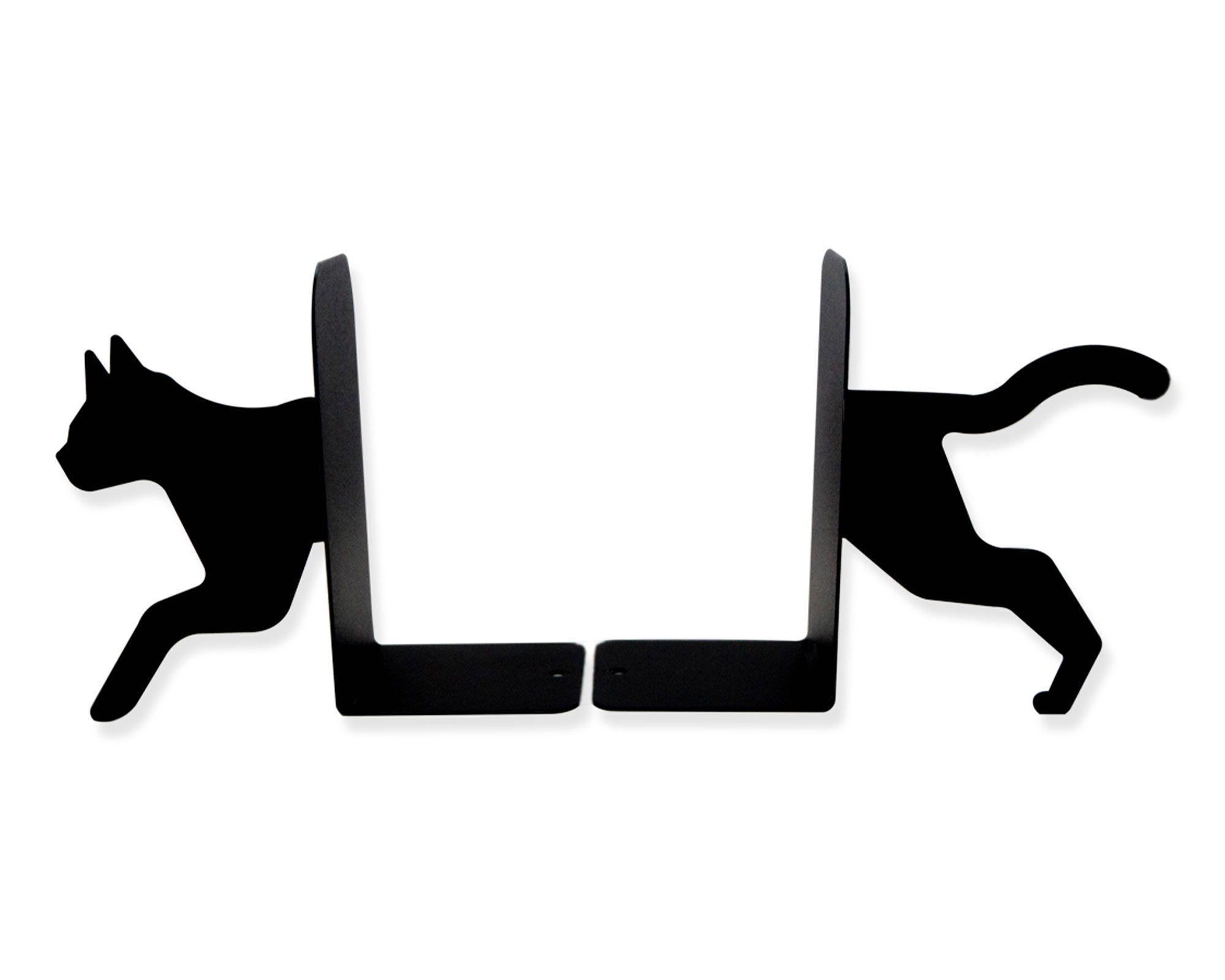 Sujeta libros 34 cm gato negro Ducasse-0