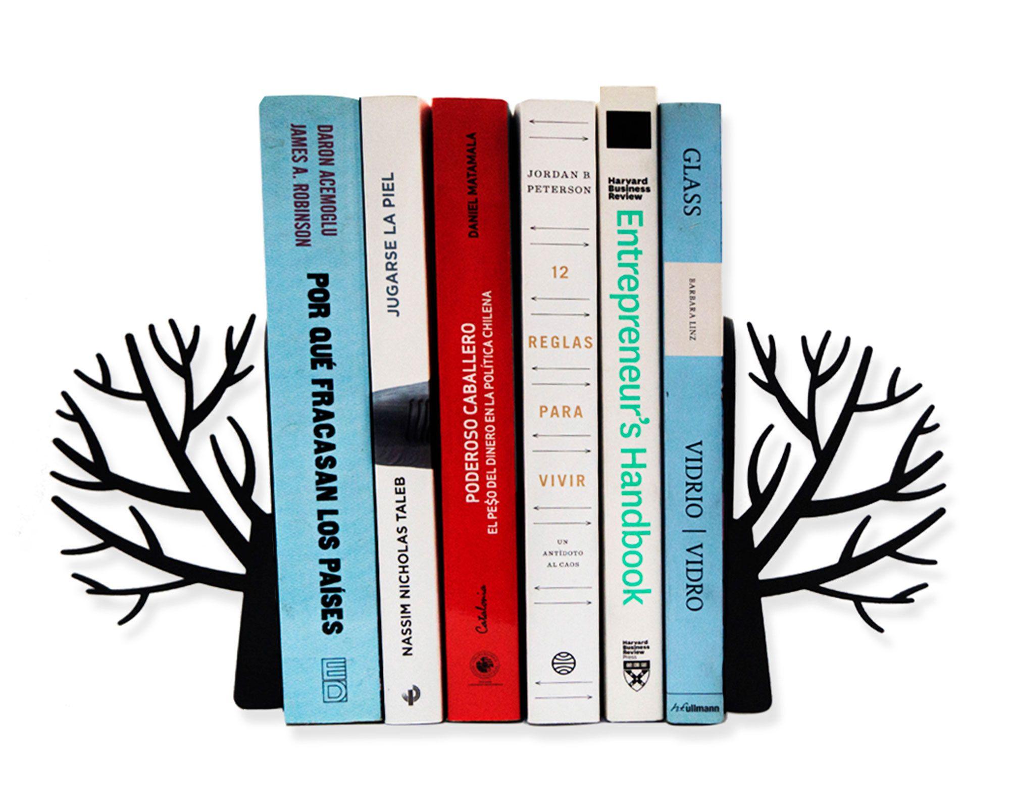 Sujeta libros 32 cm árbol negro Ducasse-1