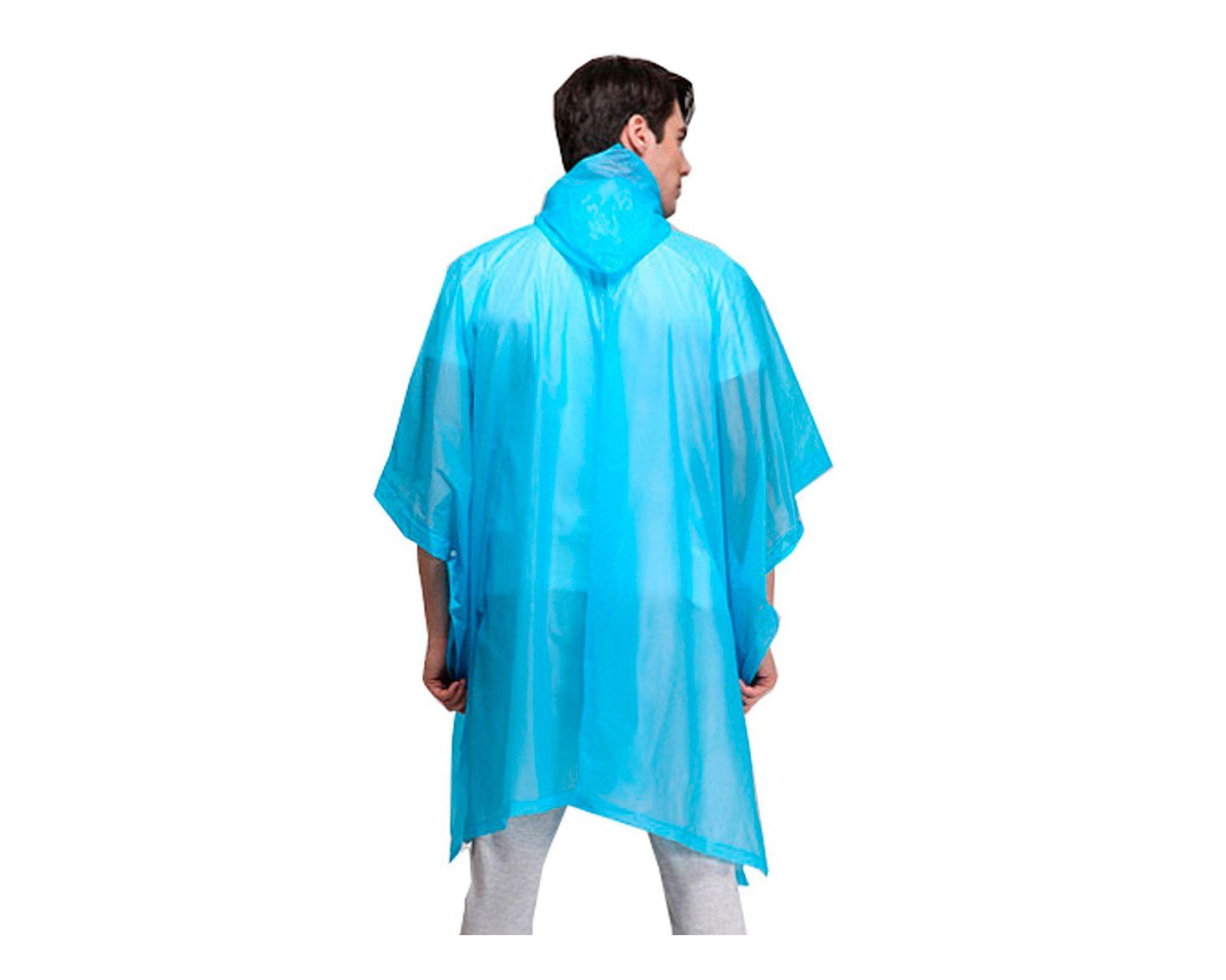 Poncho impermeable adulto azul Pro Outdoor-2