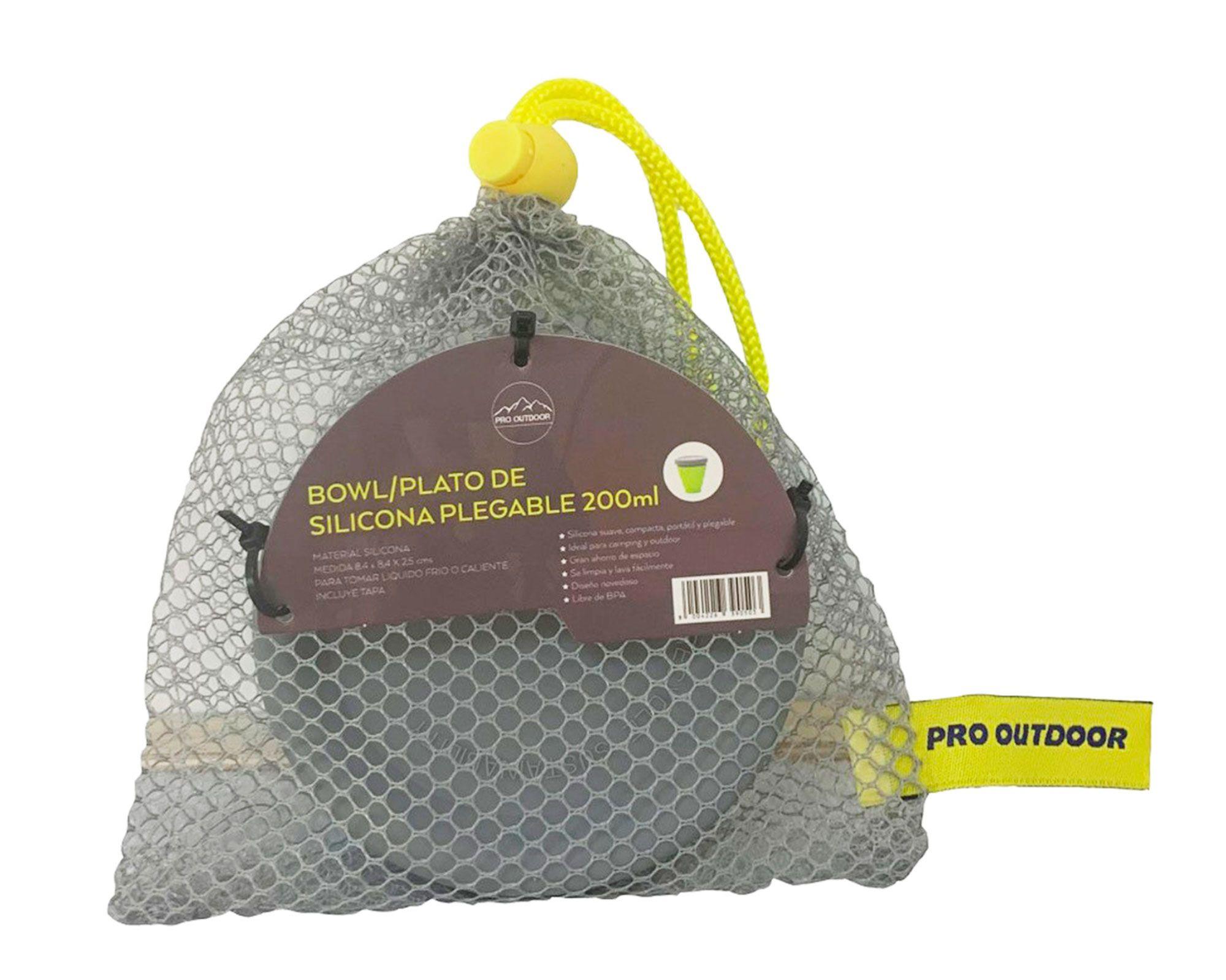 Vaso plegable 200 ml Pro Outdoor-0