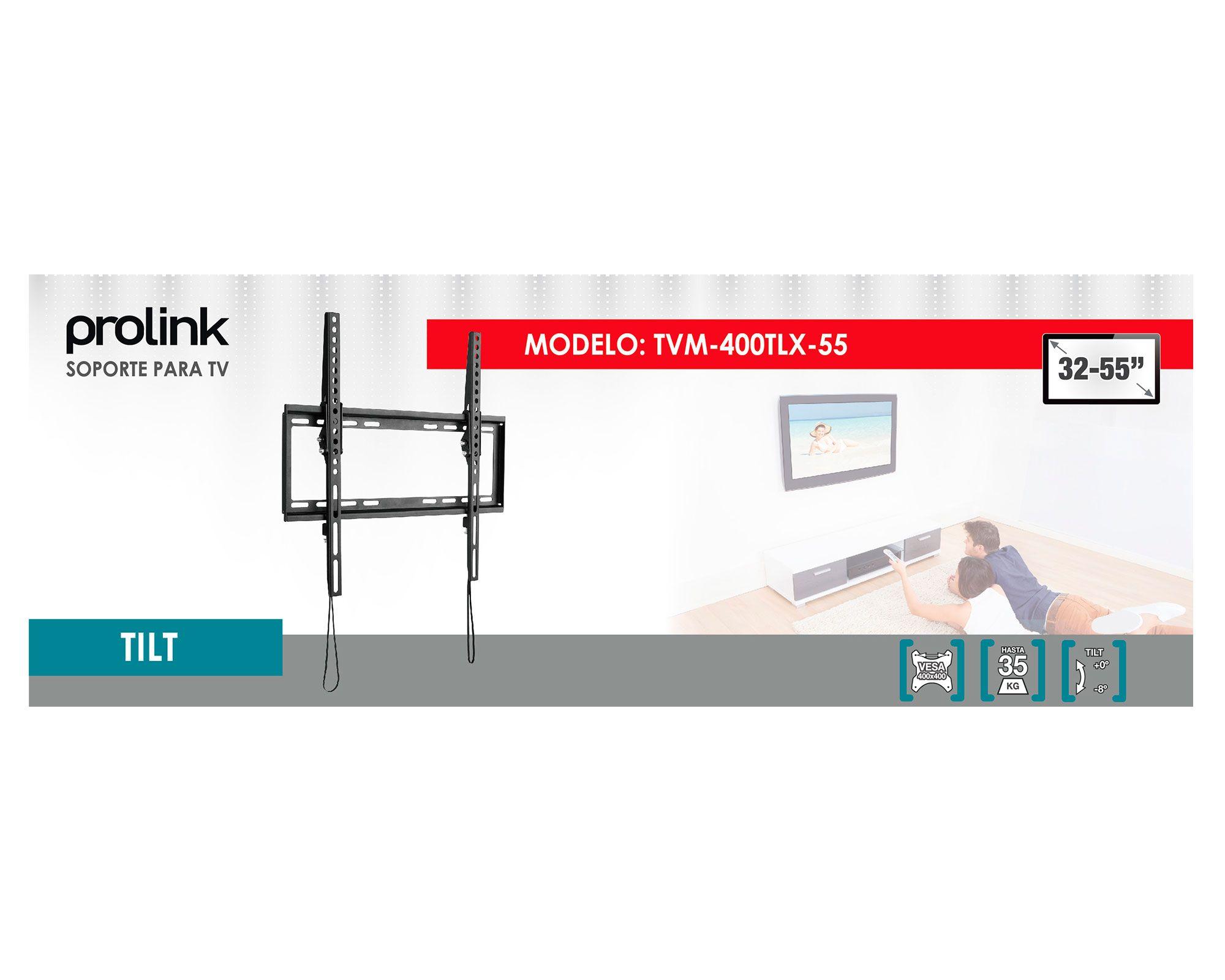 Soporte TV inclinación hasta 60'' TVM-400TLX-60 Prolink.-4
