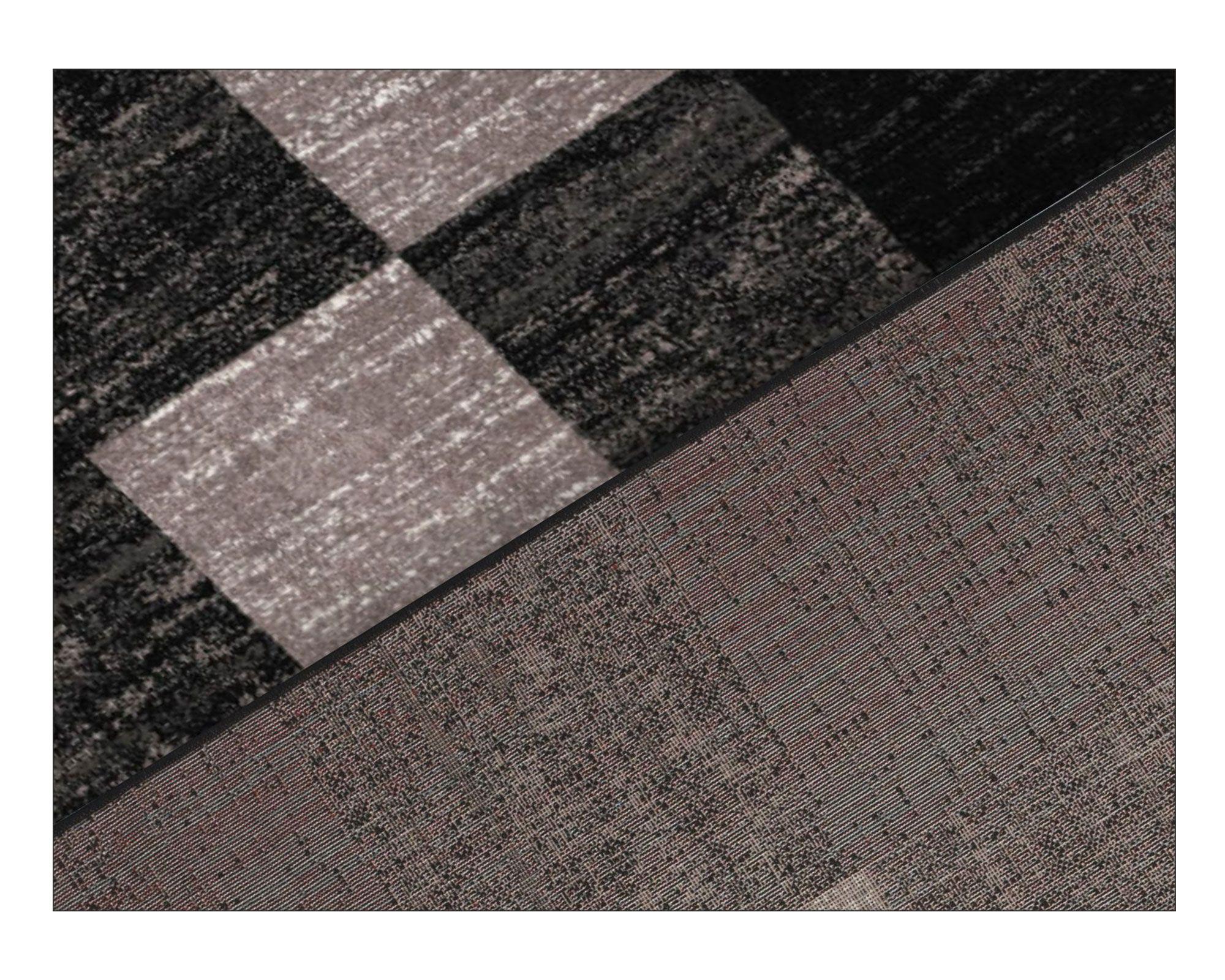 Alfombra 80x120 cm Frize carved D4 negro Idetex-1