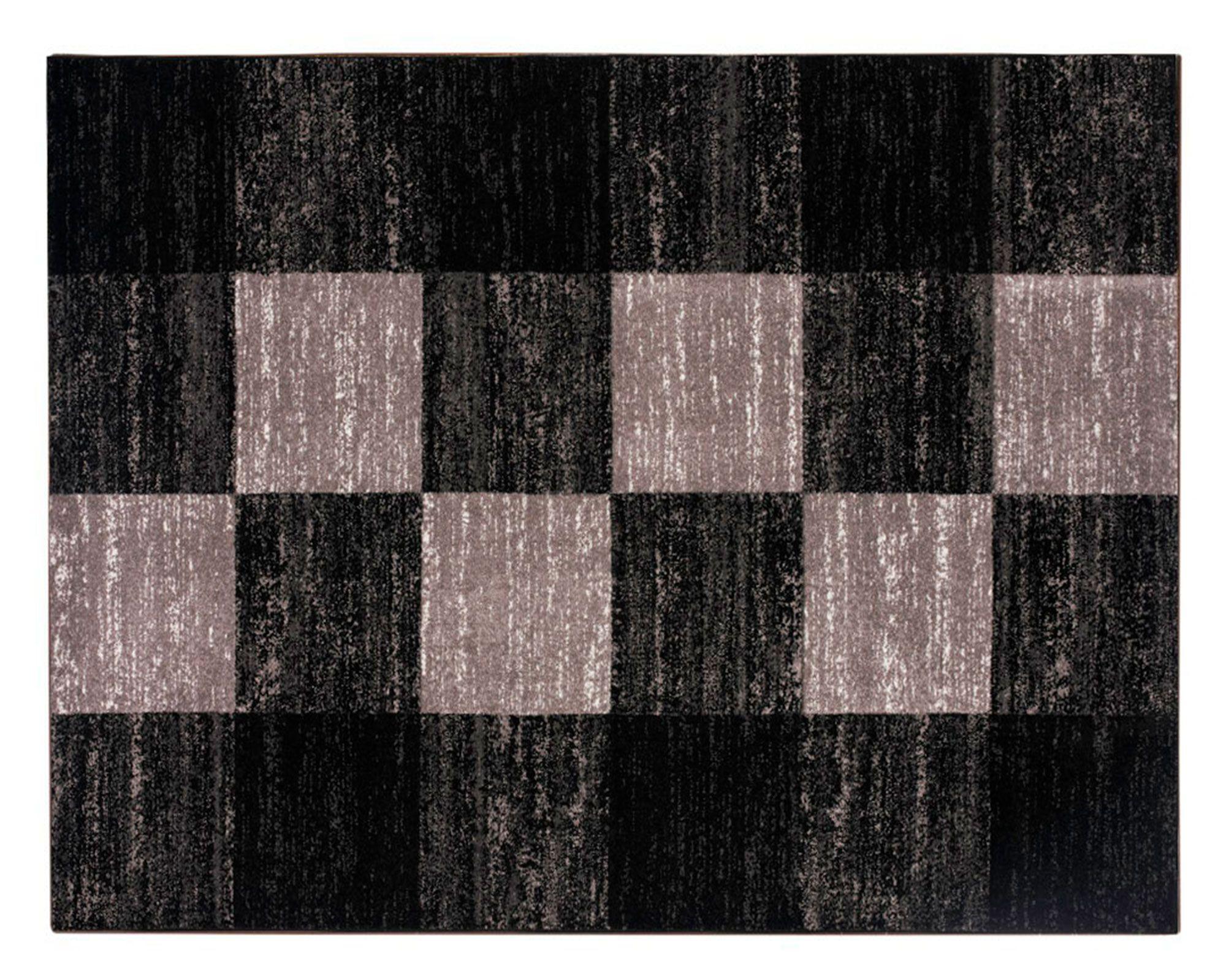 Alfombra 80x120 cm Frize carved D4 negro Idetex-0